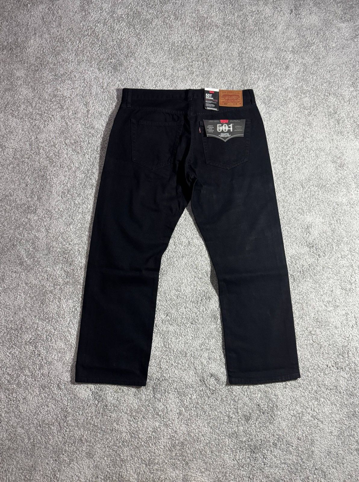 Levi's Levi’s 501 Jeans in Black W36 L30. Size US 36 / EU 52 - 4 Thumbnail