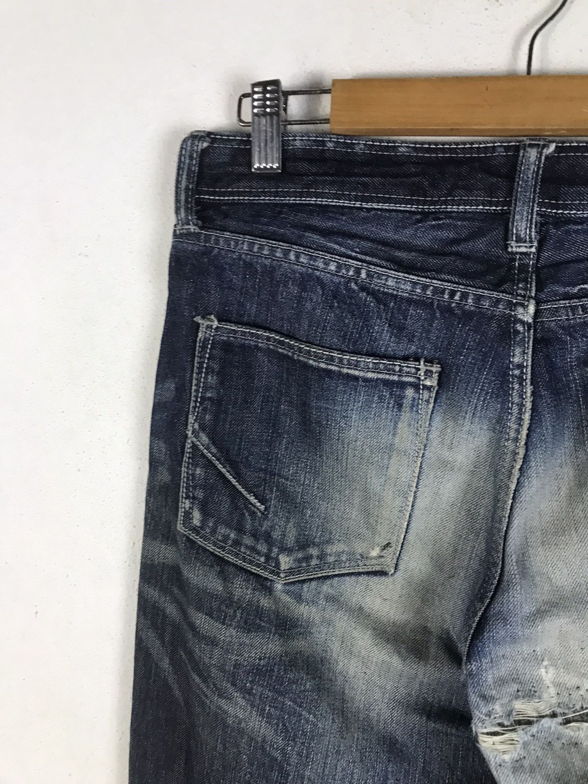 If Six Was Nine 🔥Rare🔥Vintage Gostar De Fuga Denim Jeans Size US 30 / EU 46 - 12 Thumbnail