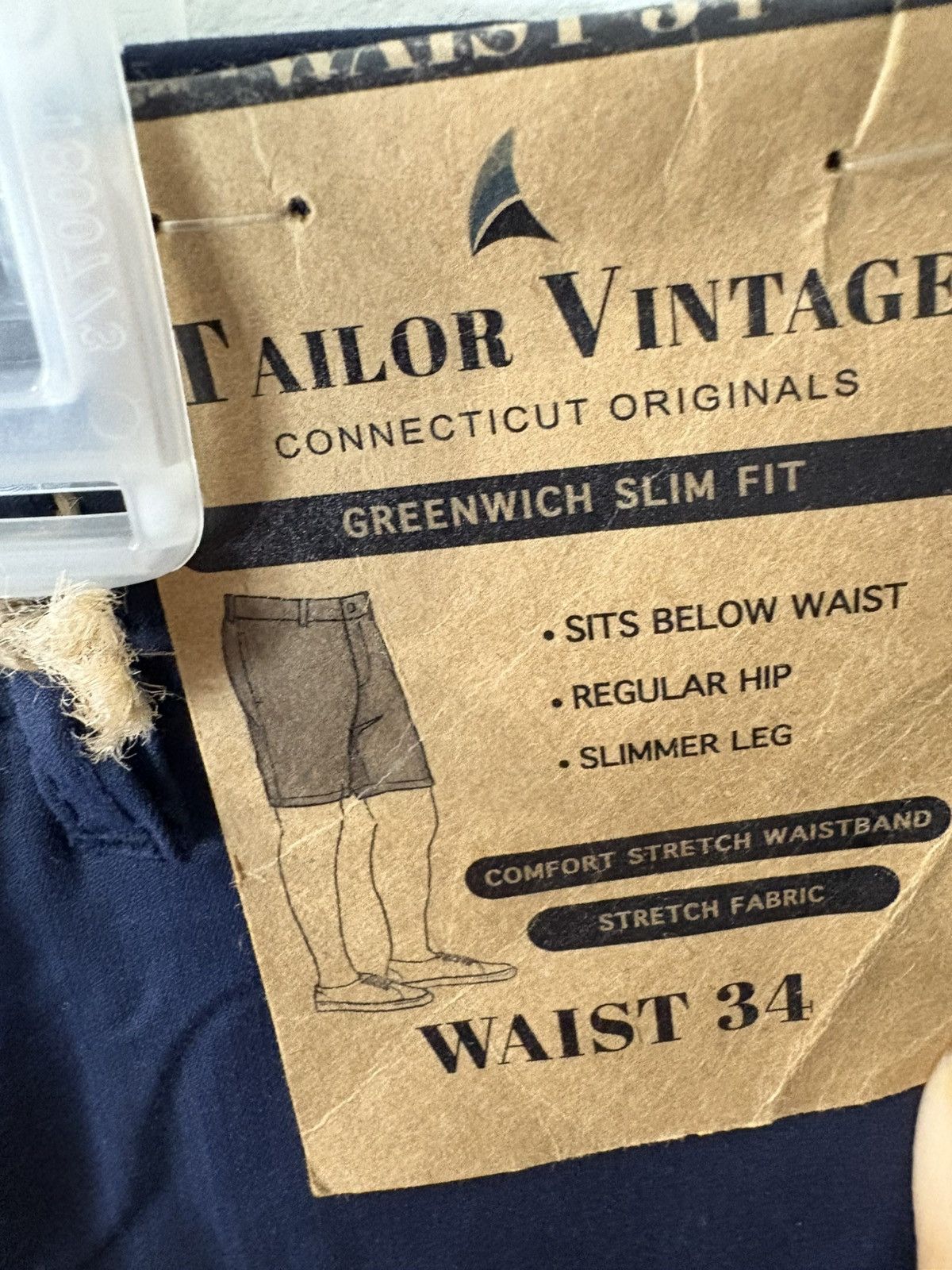 Vintage NWT Tailor vintage shorts stretch waist size 34 Size US 34 / EU 50 - 5 Thumbnail