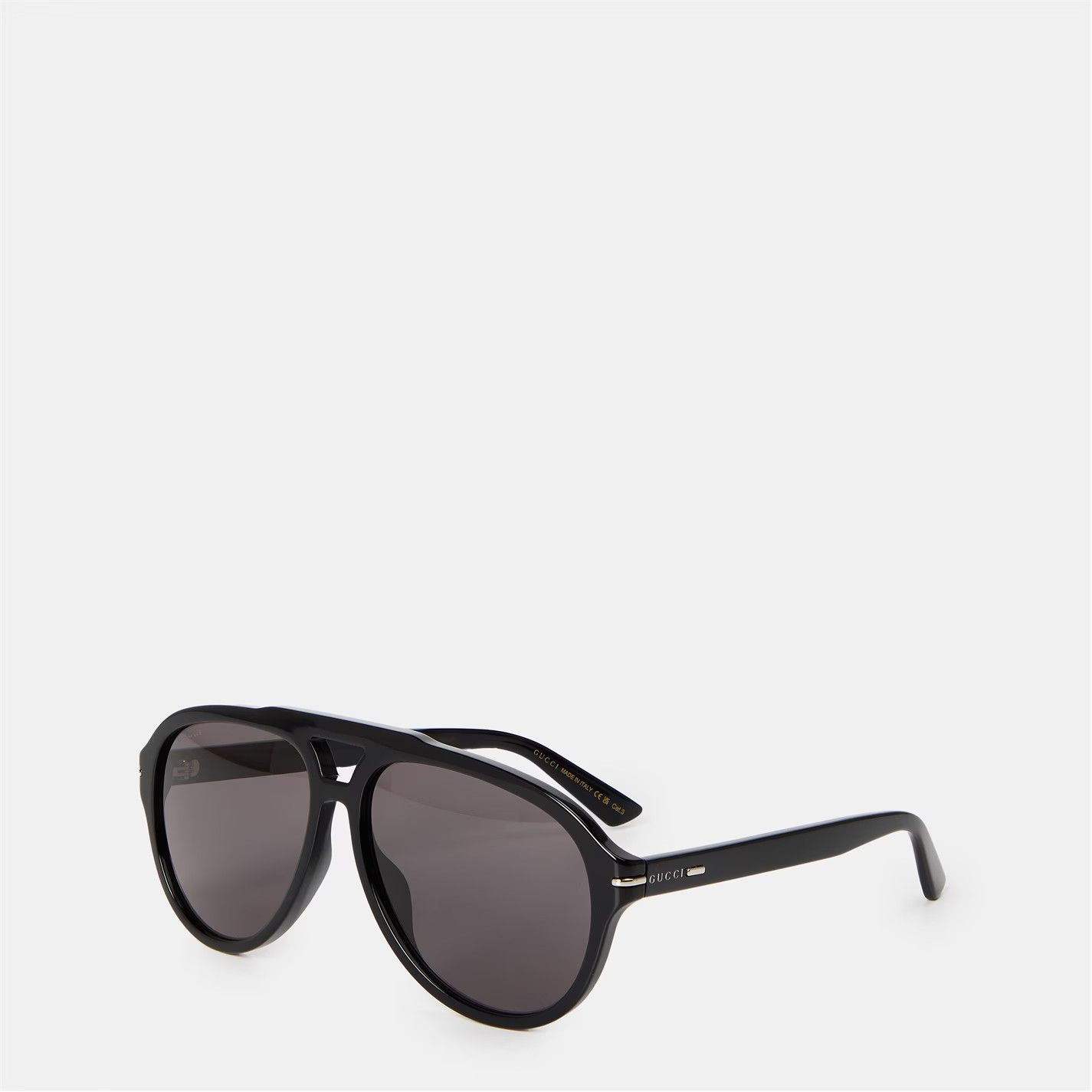 Gucci o1g2r1mq0426 Size: OS / Aviator Metal Sunglasses in Black Size ONE SIZE - 1 Thumbnail