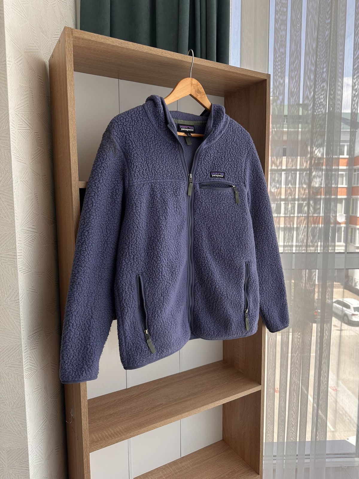 Patagonia × Vintage Vintage Patagonia Synchilla Blue Sherpa Jacket Size US S / EU 44-46 / 1 - 8 Thumbnail