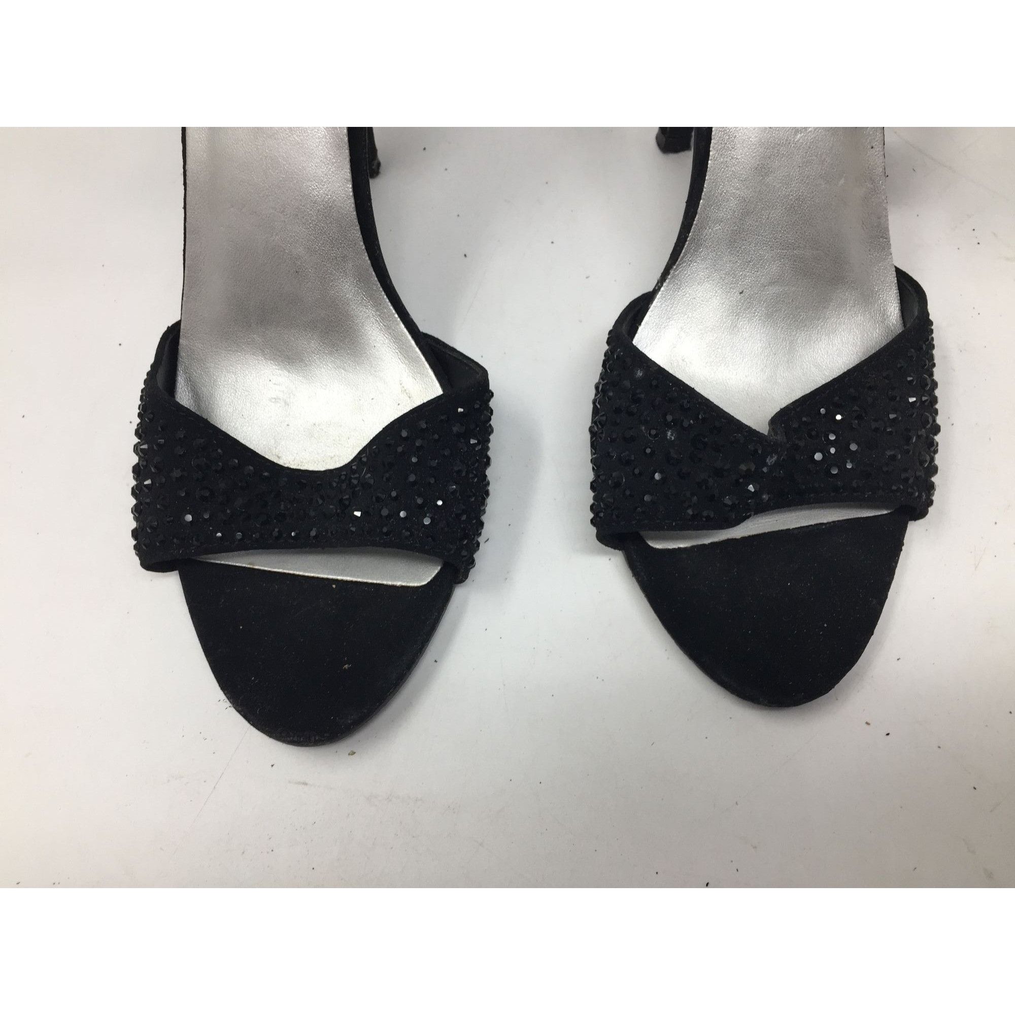 Other Womens Size 8.5 Touch Ups Black High Heels with Rhinestones Size US 8.5 / IT 38.5 - 11 Thumbnail