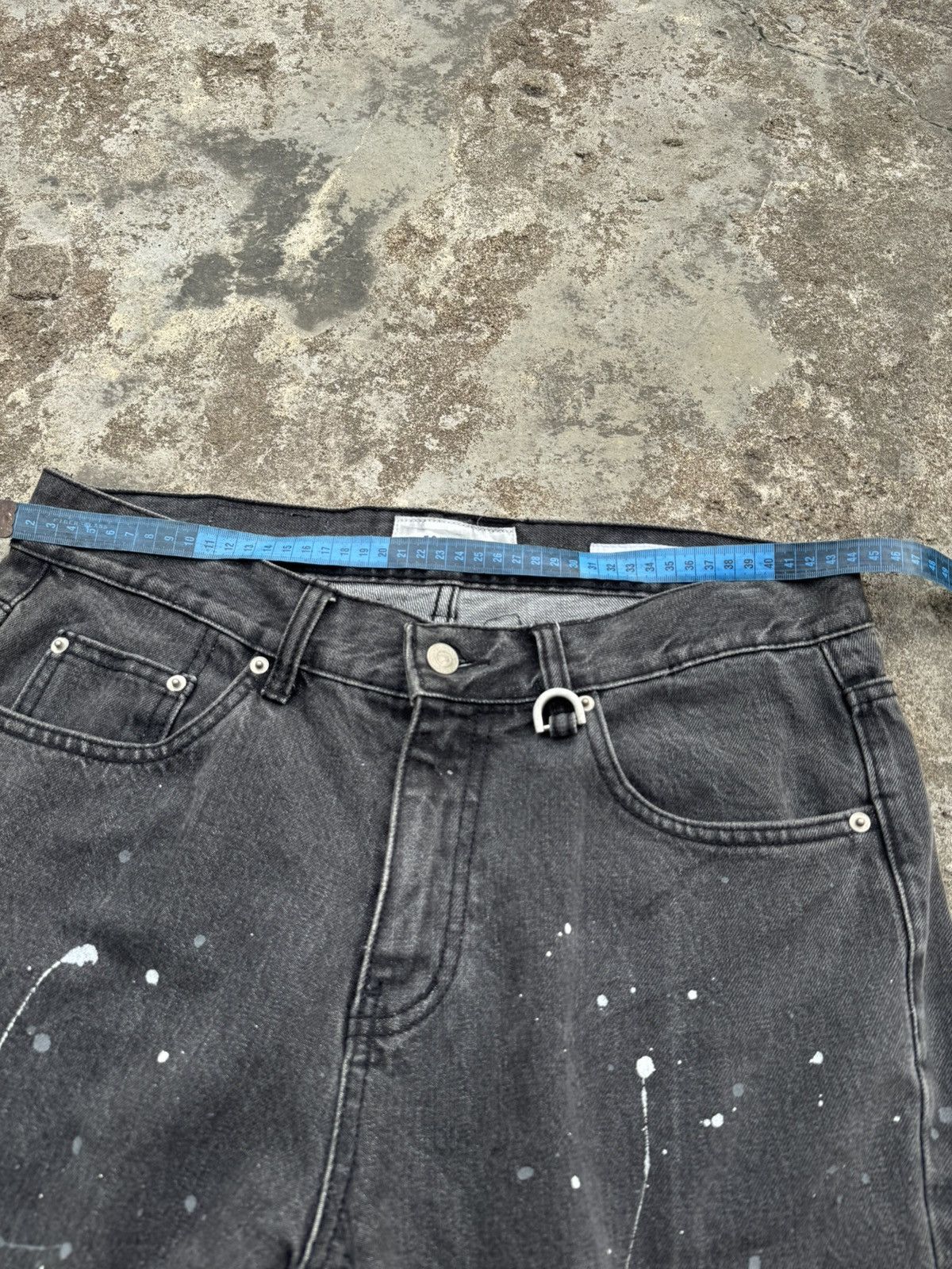 TONYWACK TONYWACK DENIM PAINTED PANTS CUT STYLED Size US 32 / EU 48 - 9 Thumbnail