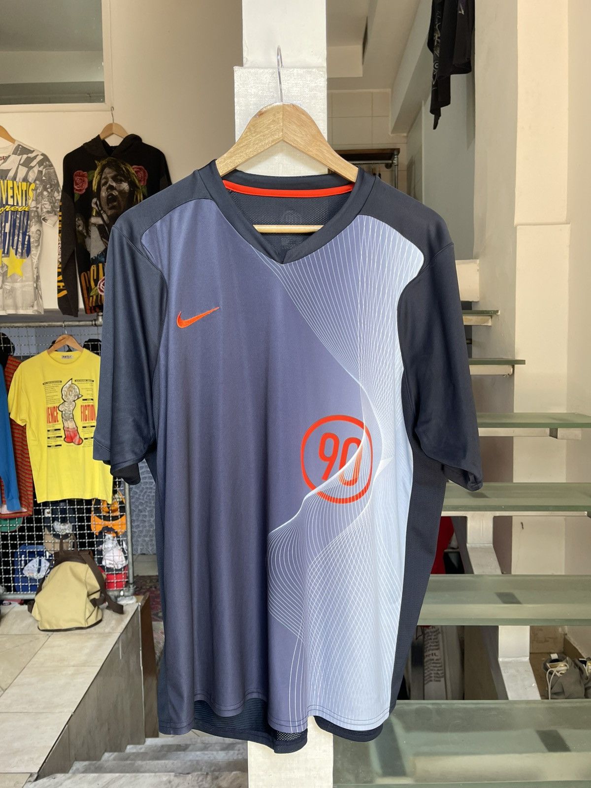 Nike Vintage Nike Total 90 jersey 2004 Size US XL / EU 56 / 4 - 1 Thumbnail