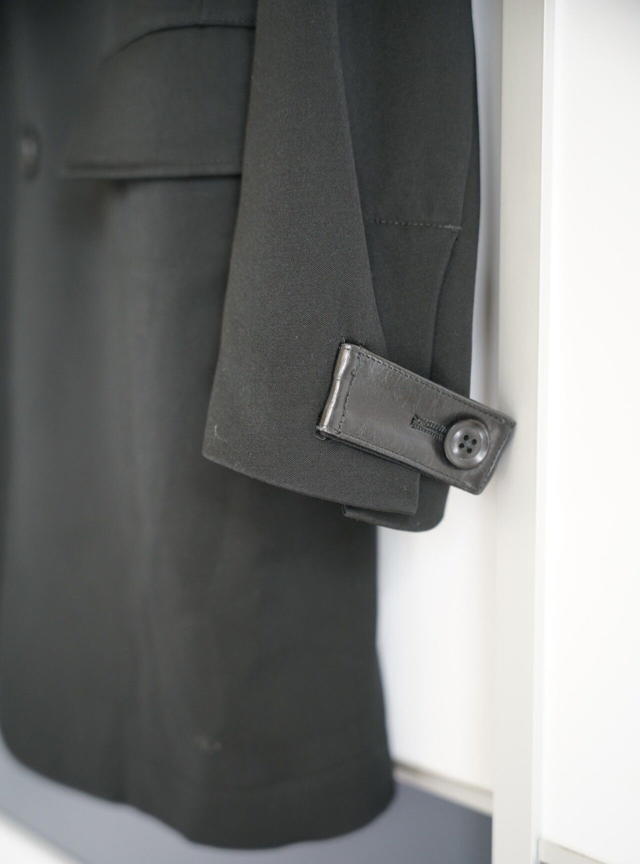 Yohji Yamamoto Yohji Yamamoto 17AW Floral Pleated Leather-Trim Blazer Size US M / EU 48-50 / 2 - 4 Thumbnail