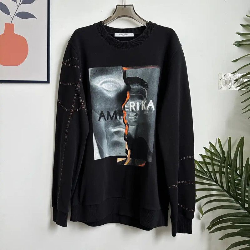 Givenchy Givenchy Black Cotton Men's Sweatshirt 0089 Size US XS / EU 42 / 0 - 1 Thumbnail