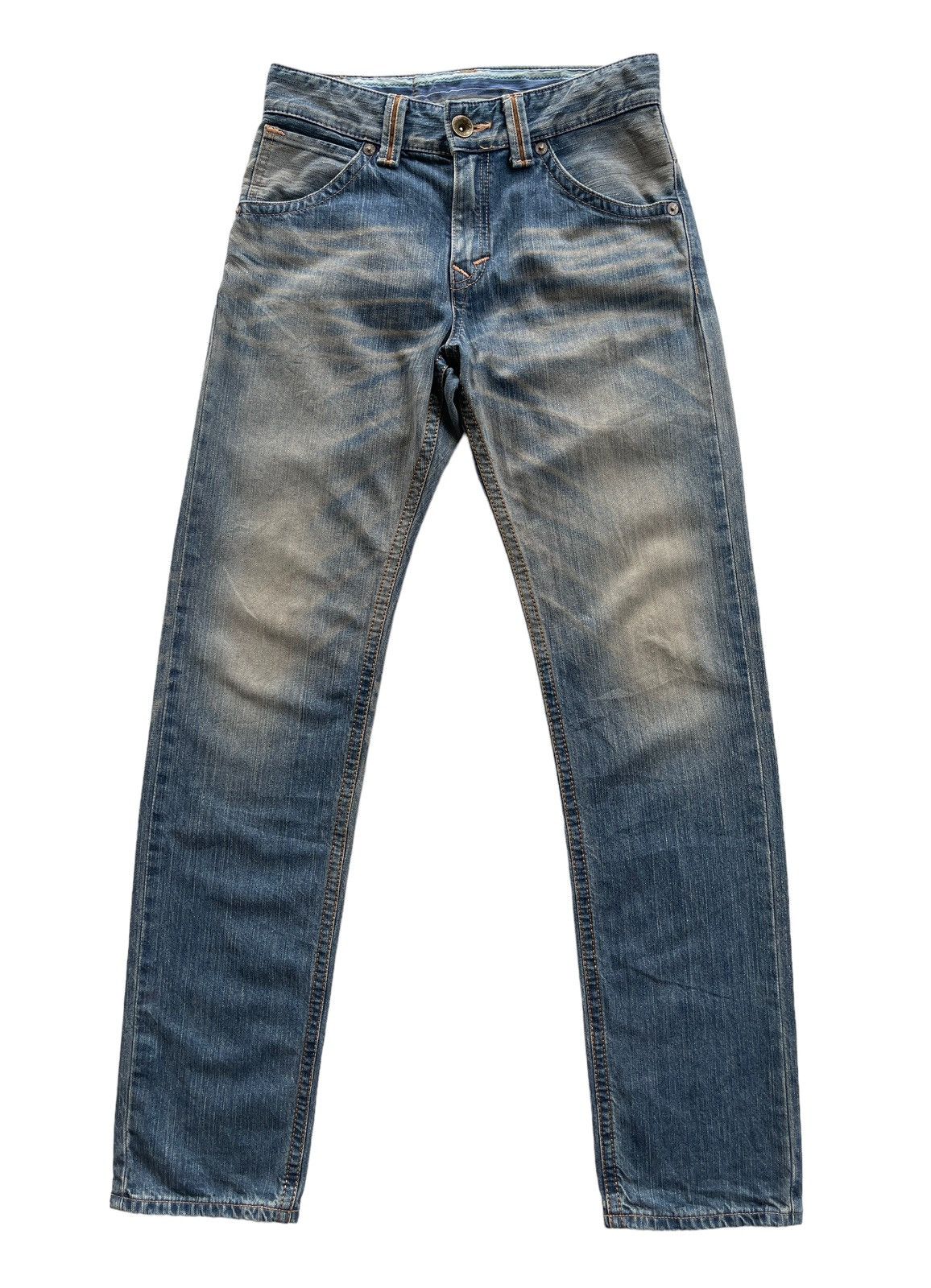 Japanese Brand Vintage Edwin Washed Mud-Dyed Denim Size US 28 / EU 44 - 1 Thumbnail