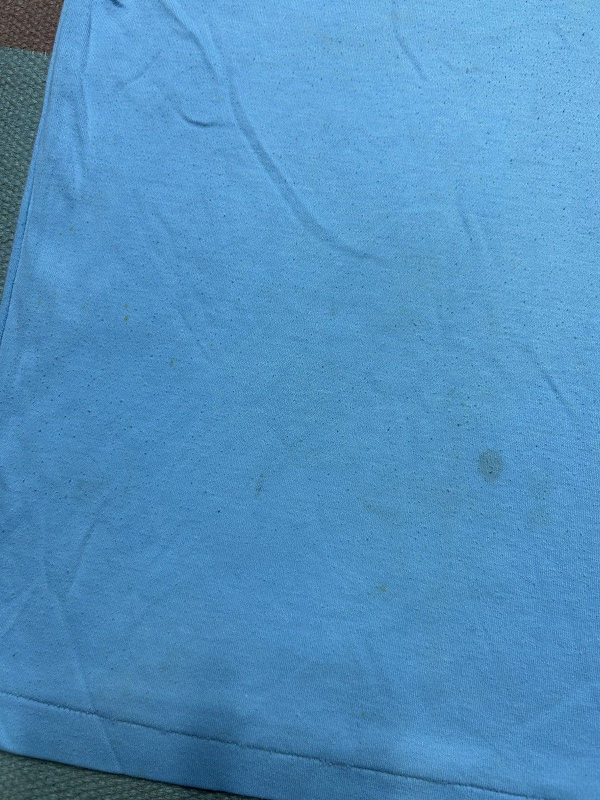 Vintage Vintage 80s polo shirt light blue soft poly cotton medium Size US M / EU 48-50 / 2 - 2 Thumbnail