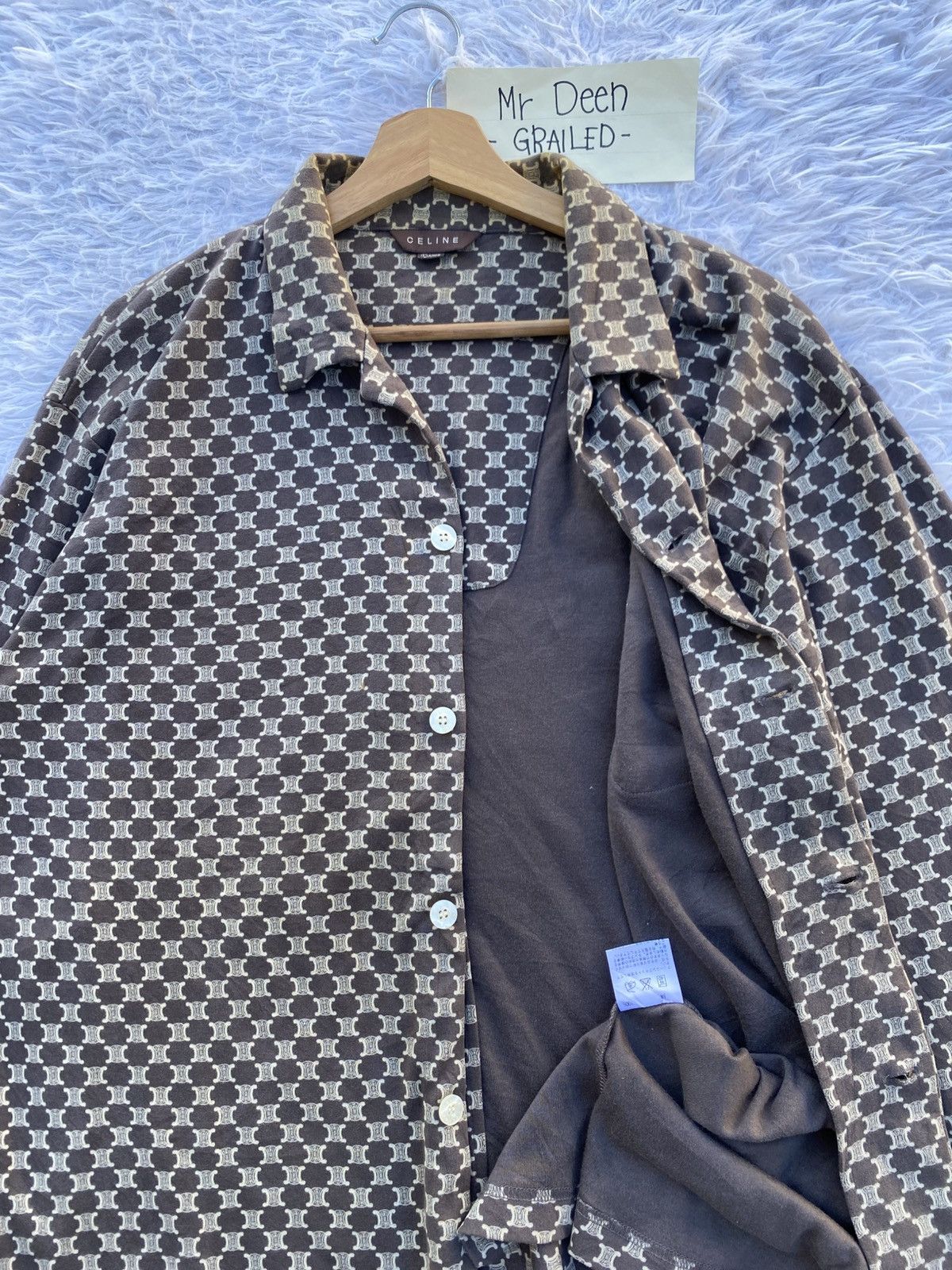 Celine Rare Vintage CELINE Monogram Pajamas Logos Size US L / EU 52-54 / 3 - 16 Thumbnail