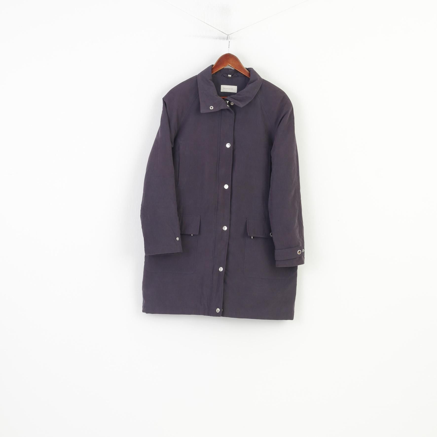 Vintage Dannimac Women L Jacket Navy Full Zipper Pockets 11050 Size L / US 10 / IT 46 - 1 Thumbnail