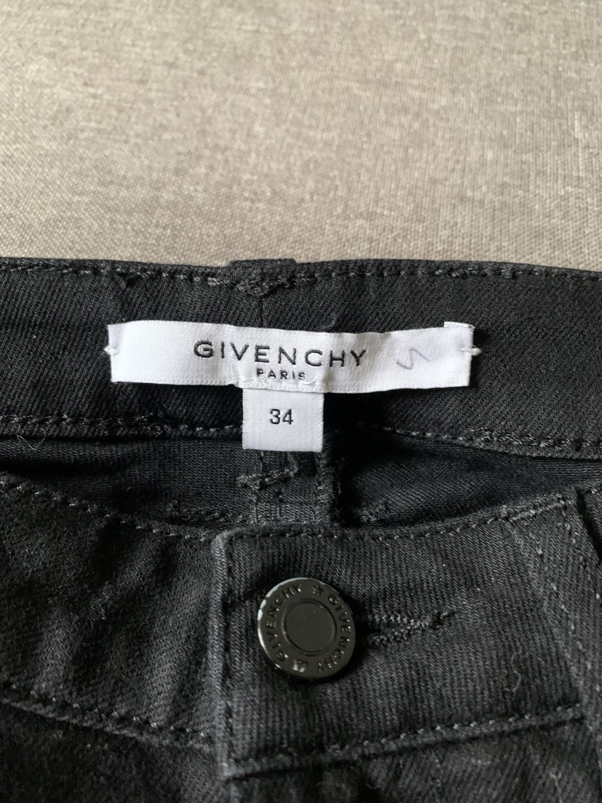 Givenchy Givenchy Zip Skinny Flared Jeans Size 25" / US 0 / IT 36 - 3 Thumbnail