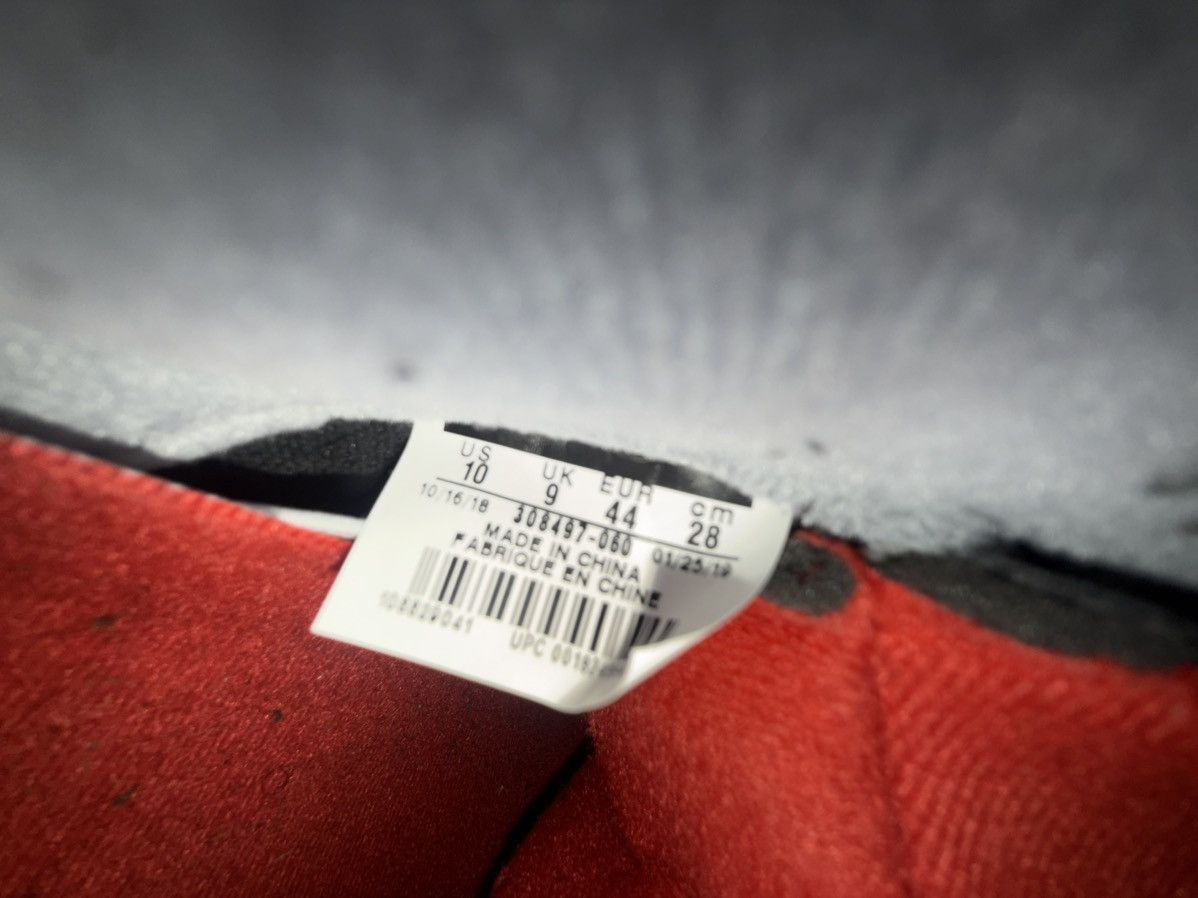 Jordan Brand Air Jordan 4 Retro OG 'Bred' 2019 Size US 10 / EU 43 - 9 Thumbnail