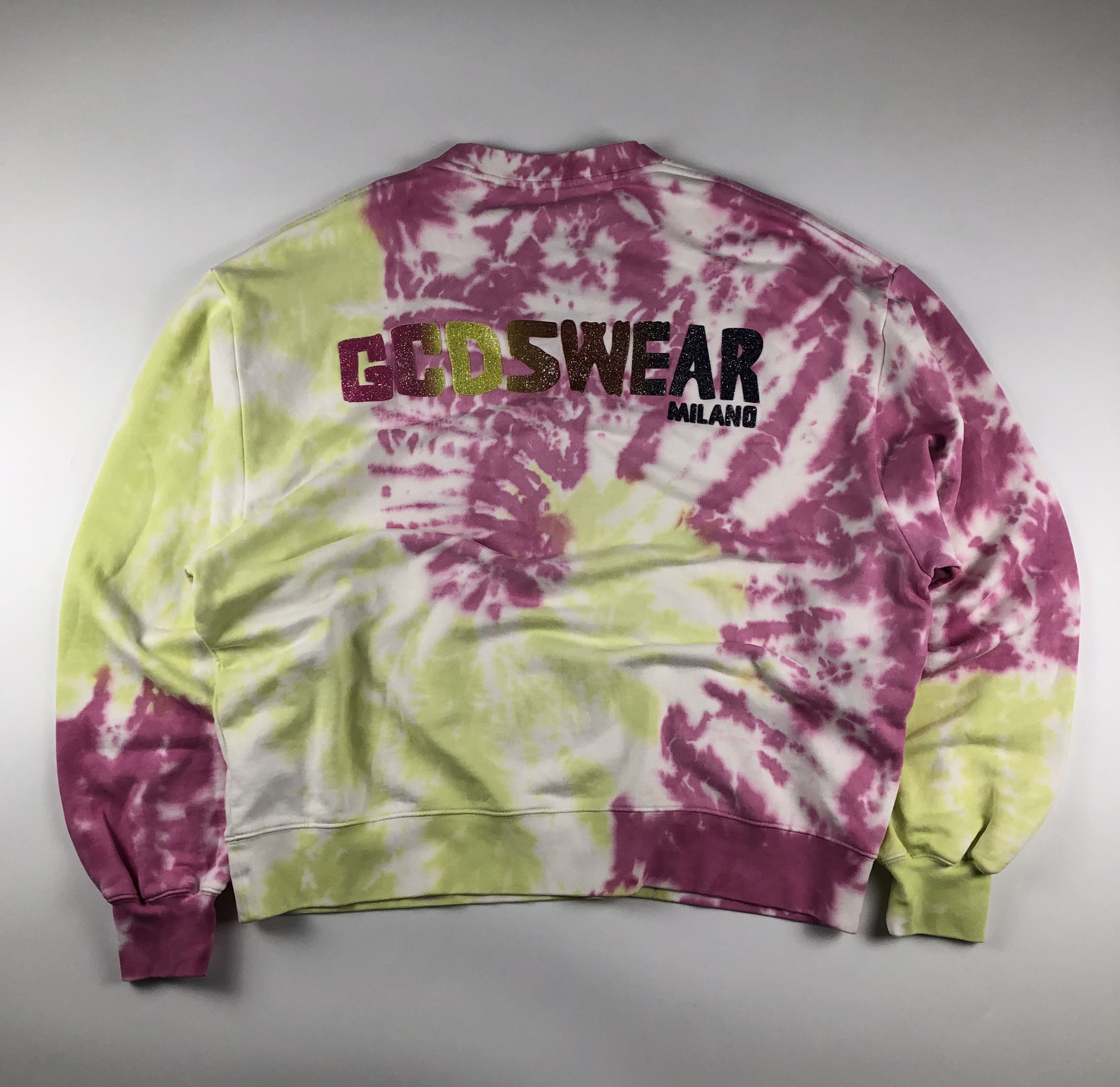 GCDS GCDS Wear Milano Tie-Dye Logo Sweatshirt Size US M / EU 48-50 / 2 - 7 Thumbnail
