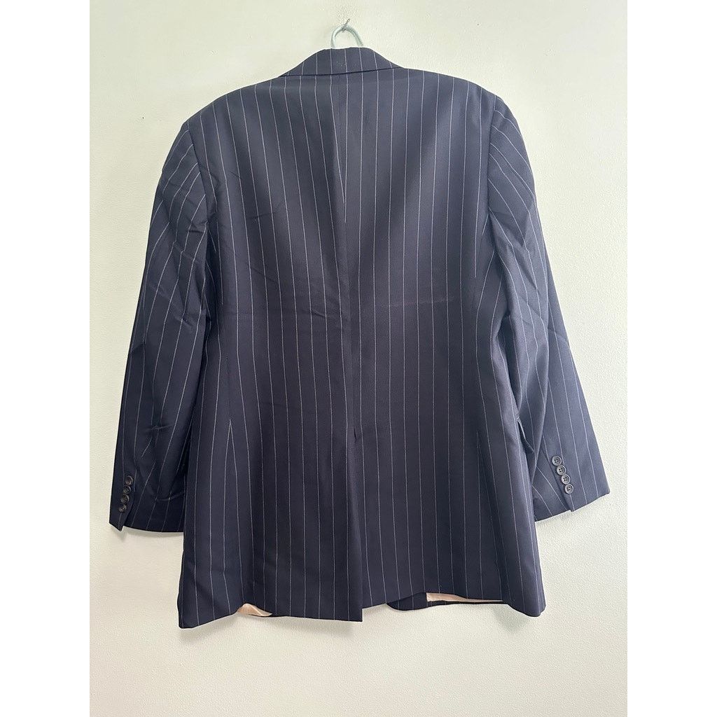 Paul Stuart Paul Stuart navy pinstripe two button wool suit size 41L Size 40L - 3 Thumbnail