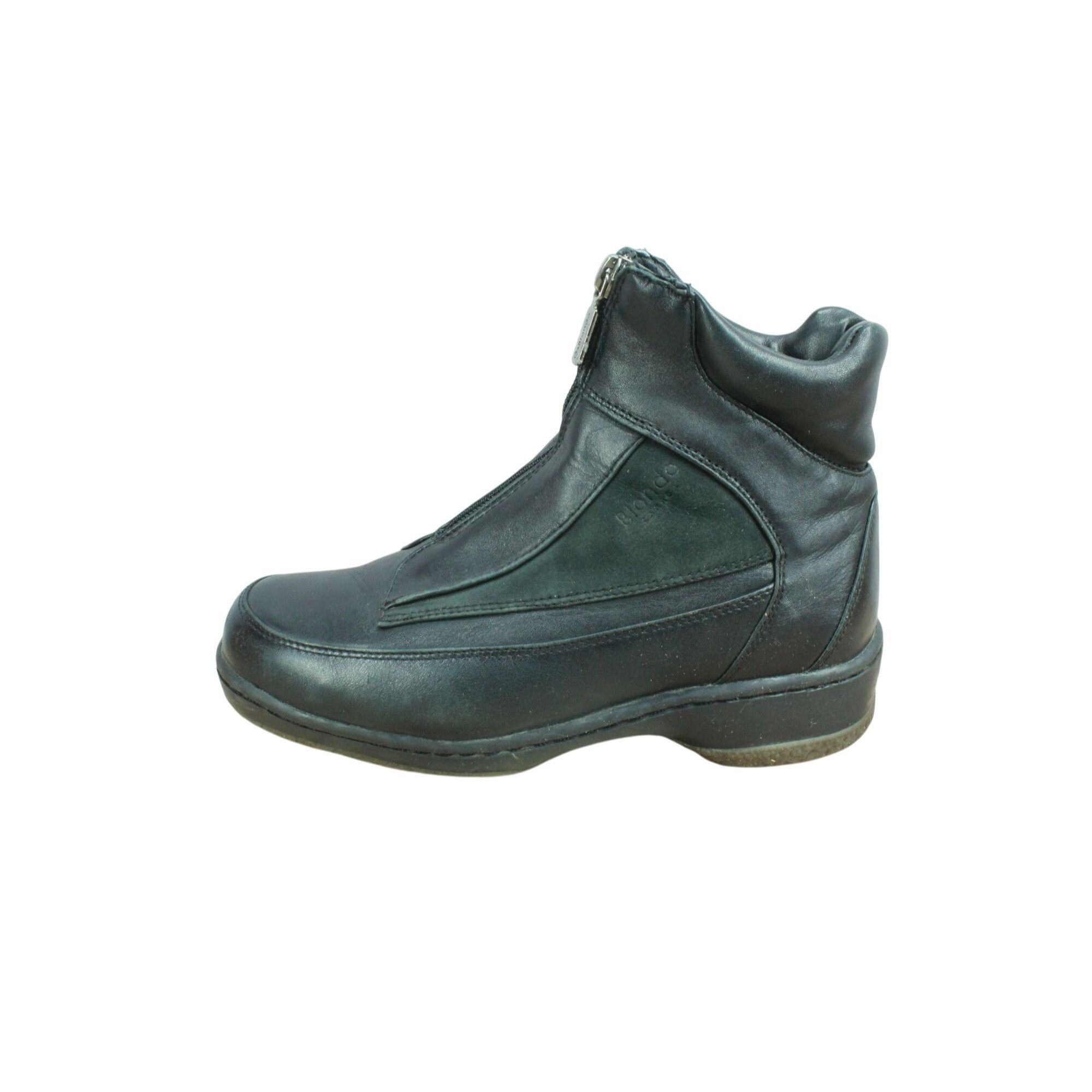 Blondo Blondo Women's Leather Front Zip Casual Winter Ankle Boots Size US 6.5 / IT 36.5 - 1 Thumbnail