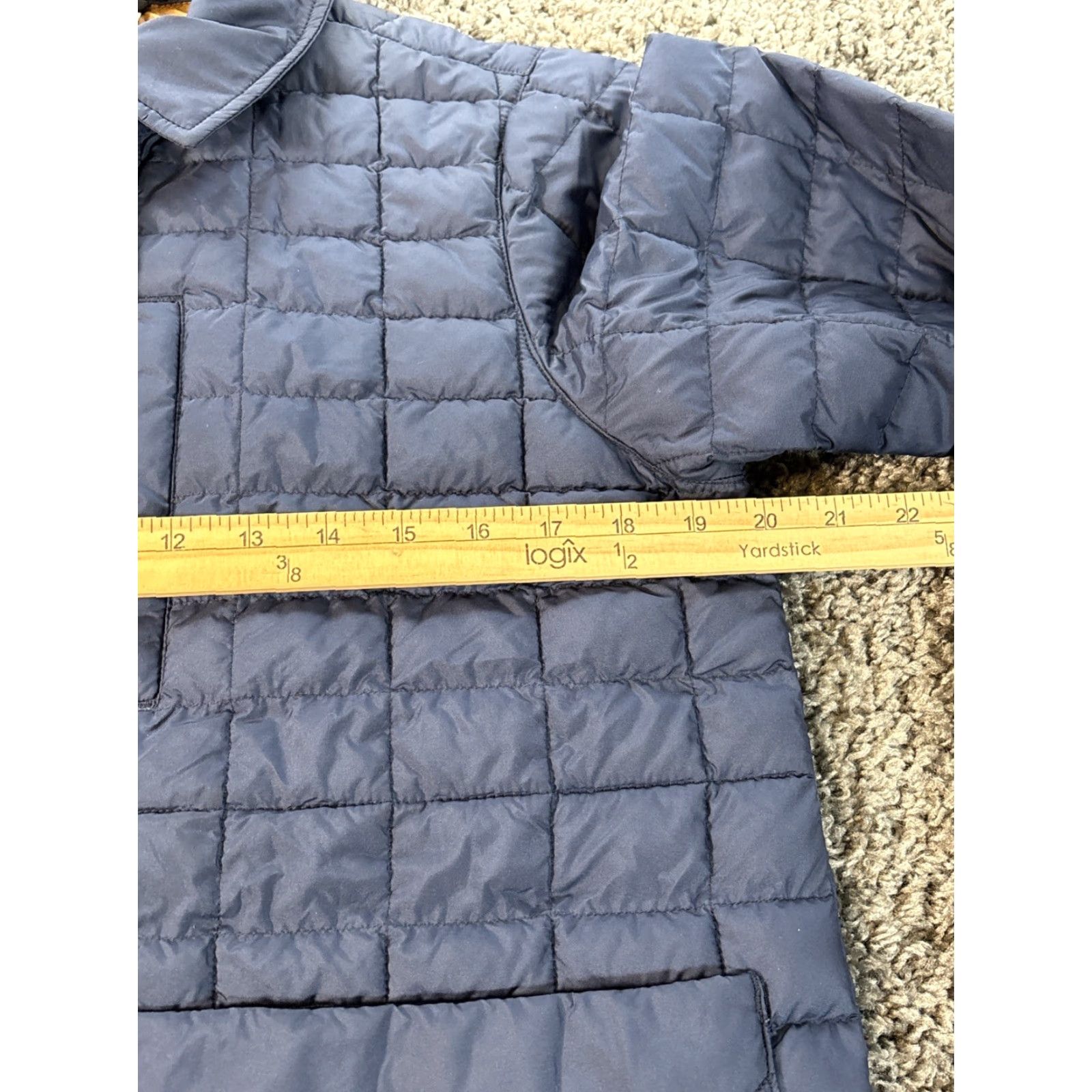 The North Face The North Face Thermoball Jacket Womens M Blue Puffer Button Snap Jacket Womens Medium Blue The North Face Thermoball Decade Puffer Size M / US 6-8 / IT 42-44 - 3 Thumbnail