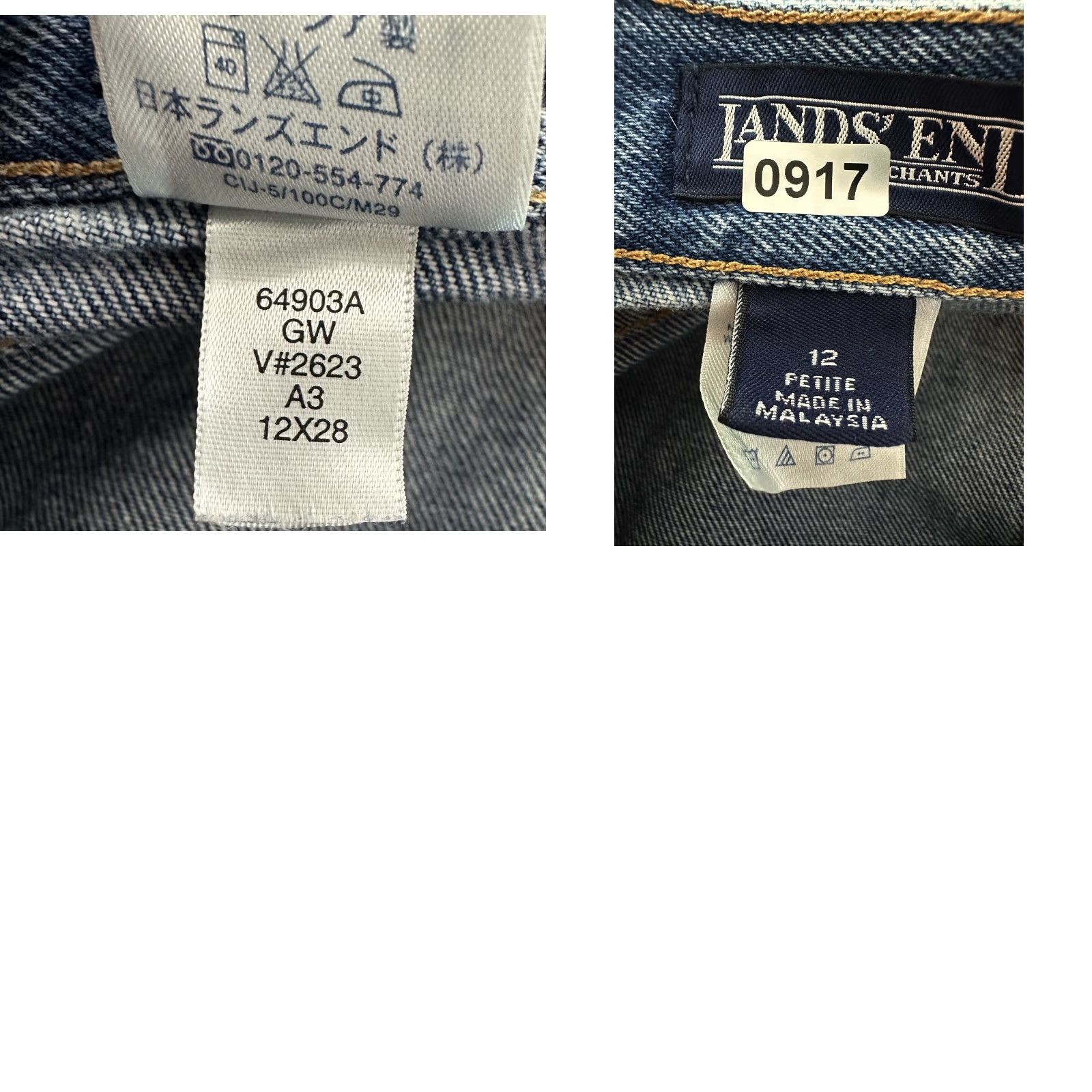 Lands' End VINTAGE Lands' End Jeans Mom 31x28 Blue 90s Grunge High Rise 5-Pocket Womens 80s 31" XS? Size 24" / US 00 / IT 34 - 9 Thumbnail