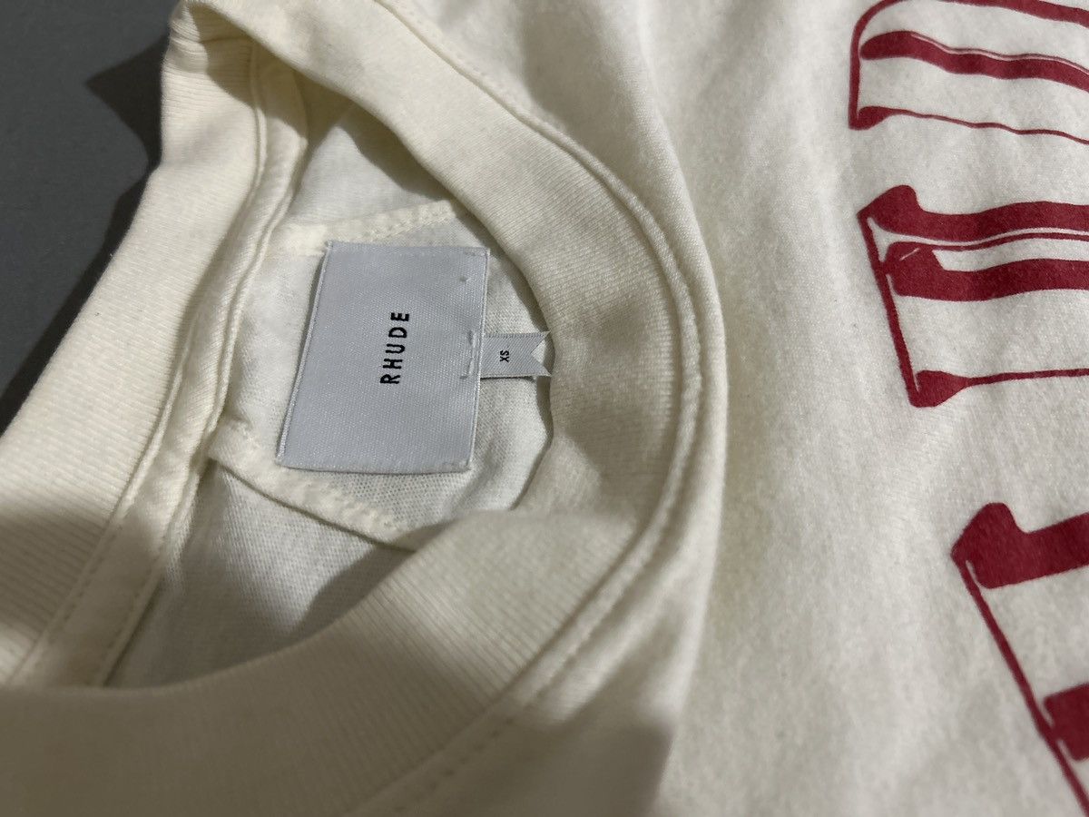 Rhude White,black,red rhude shirt Size US XS / EU 42 / 0 - 4 Thumbnail