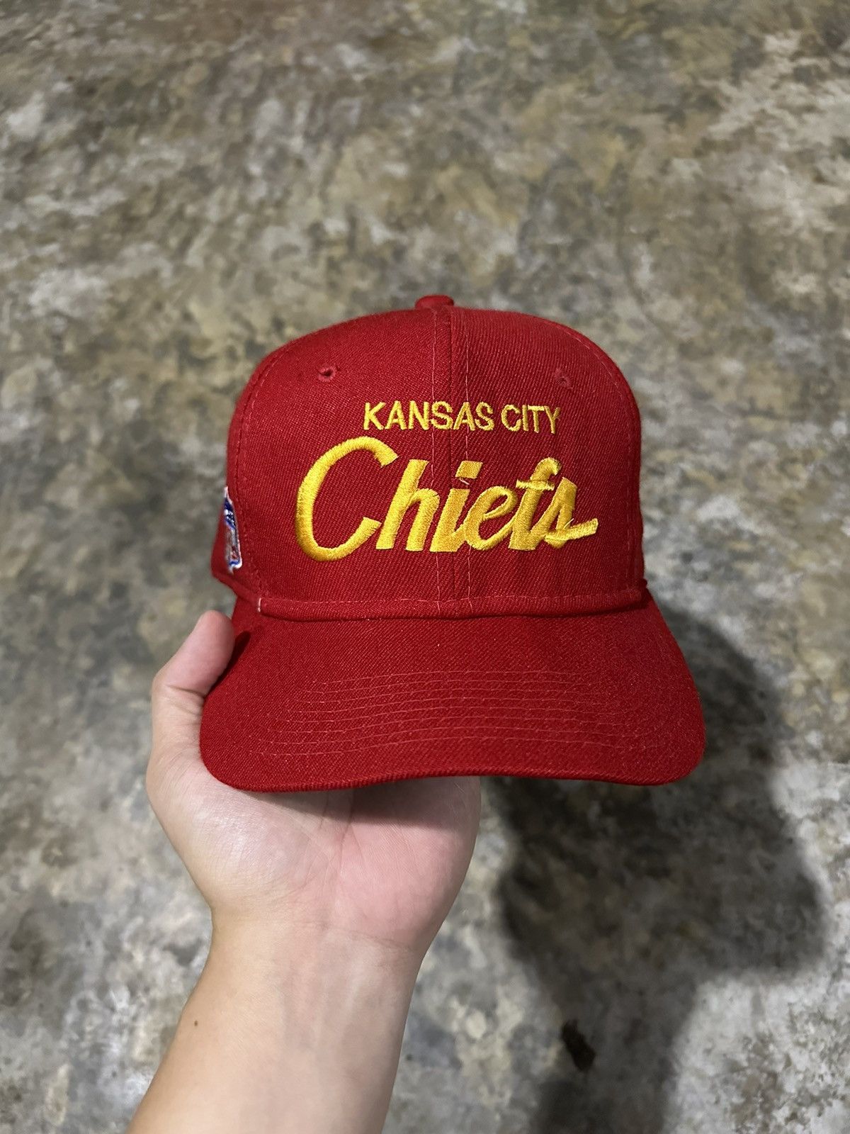 NFL × Sports Specialties × Vintage Vintage Kansas City Chiefs Script Sports Specialties Hat Size ONE SIZE - 2 Thumbnail