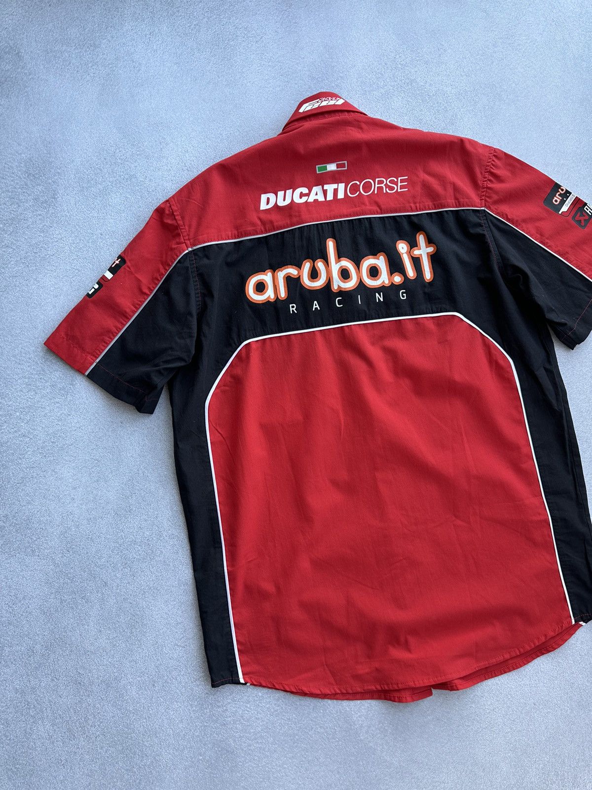 Ducati × Vintage Vintage Ducati Corse Short Sleeve Racing Buttons Shirt Size US L / EU 52-54 / 3 - 9 Thumbnail