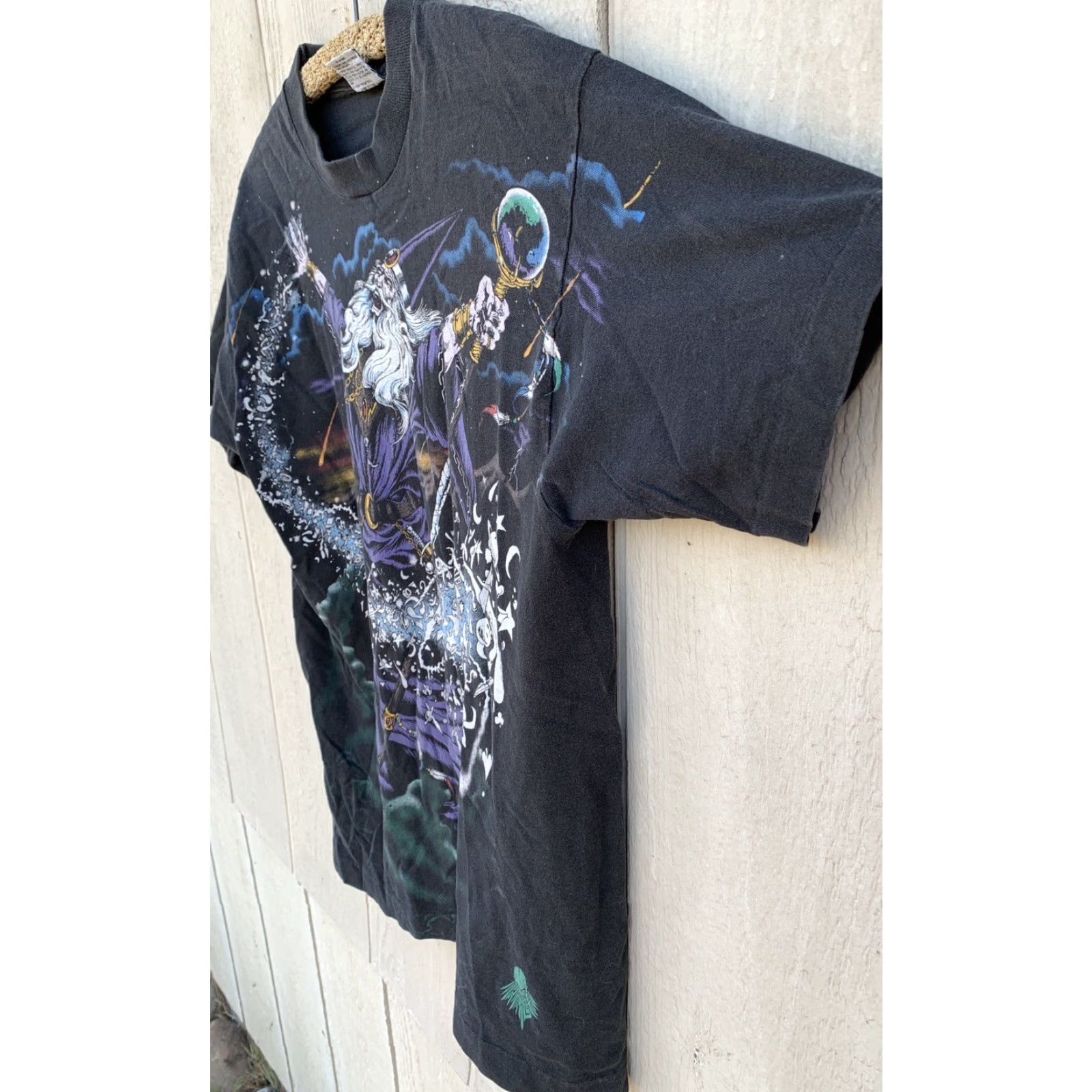 Liquid Blue VINTAGE Liquid Blue T-Shirt Men L Black 90s Graphic Front Back Single Stitch 100% Cotton USA Made Size L Size US L / EU 52-54 / 3 - 5 Thumbnail