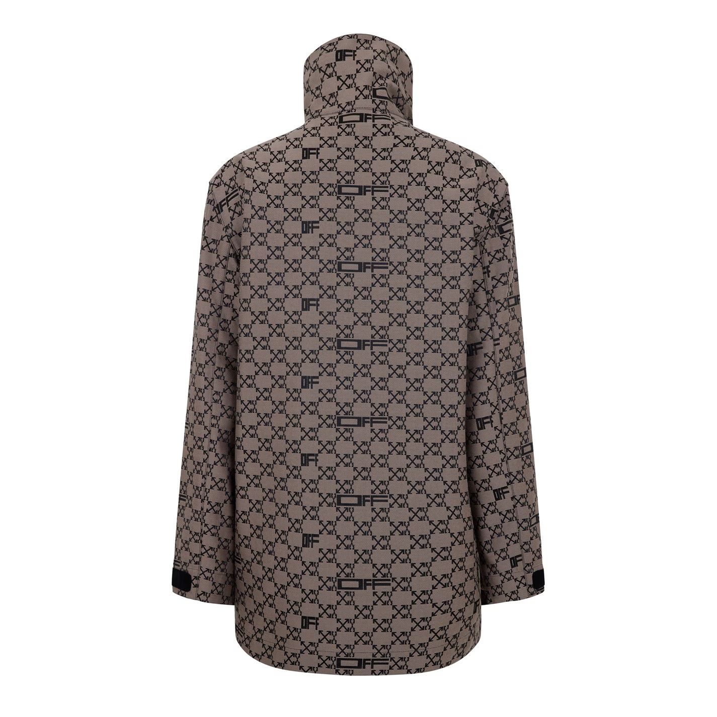 Off-White o1g2r1mq0125 Monogram Coat in Multicolor Size S / US 4 / IT 40 - 2 Thumbnail