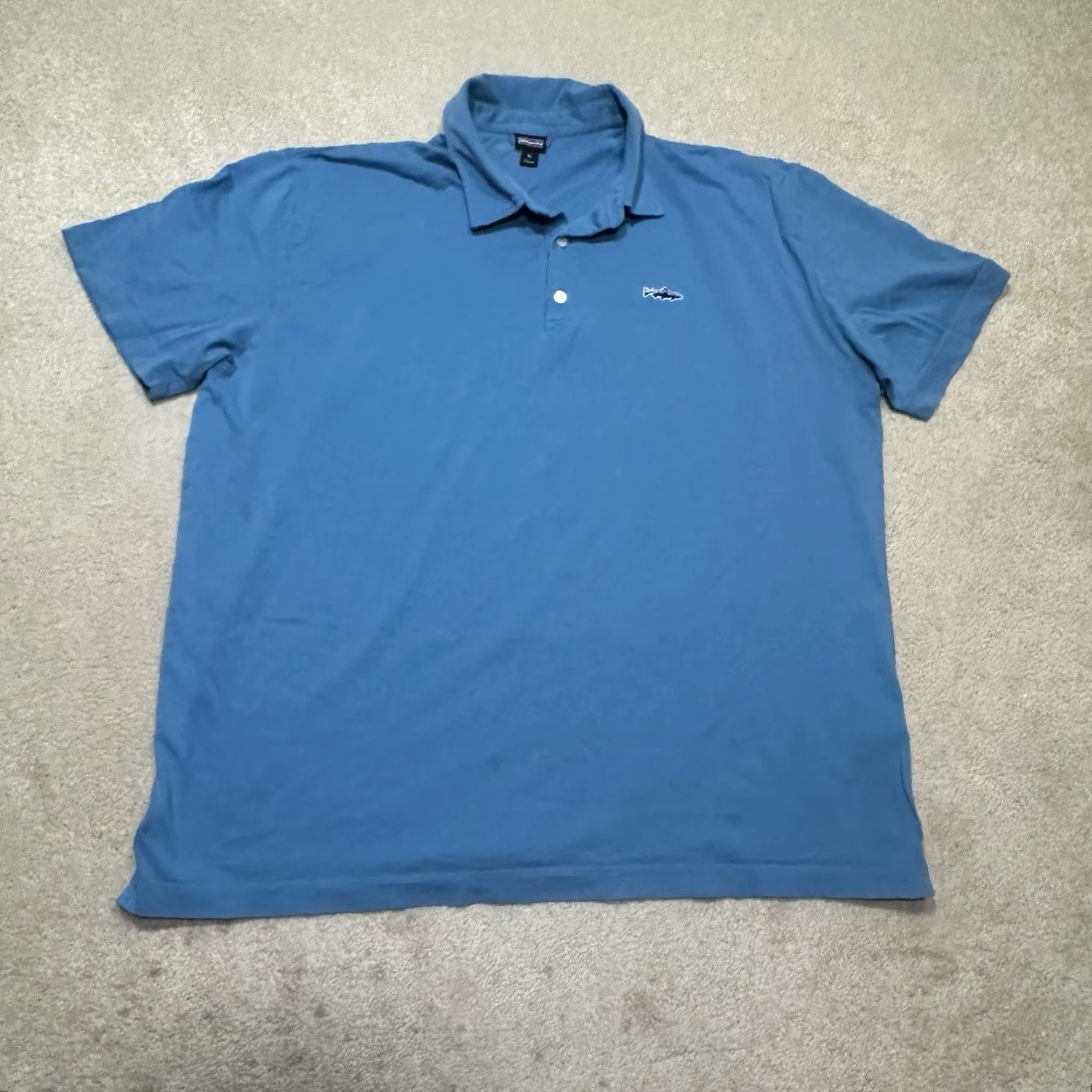 Patagonia Patagonia Polo Shirt Mens XL Blue Organic Cotton Outdoor Hiking Polo Shirt Golf Hiking Men XL Blue Organic Cotton Size US XL / EU 56 / 4 - 2 Thumbnail