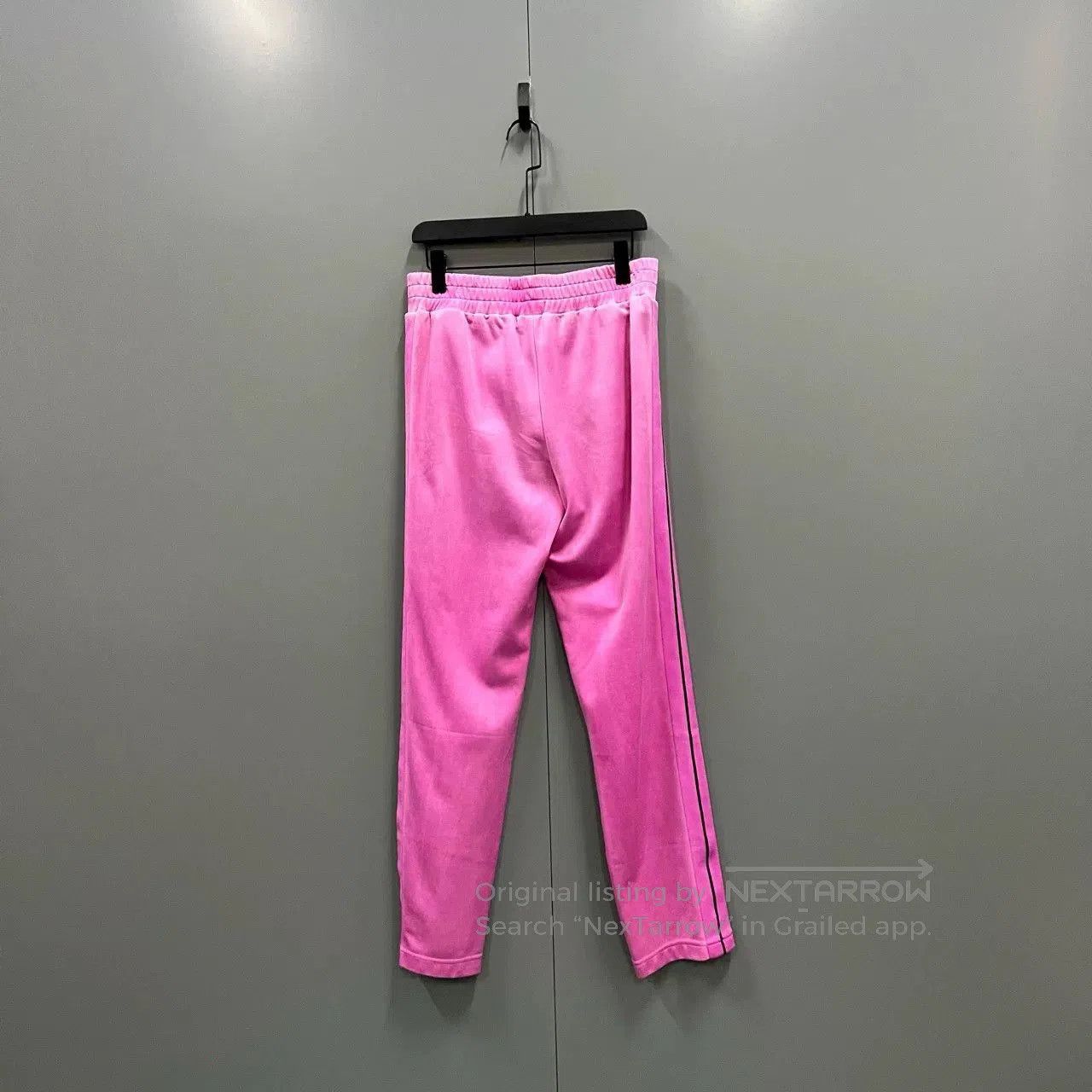 Palm Angels pink logo tracksuit pants by Palm Angels. Size 28" / US 6 / IT 42 - 3 Thumbnail
