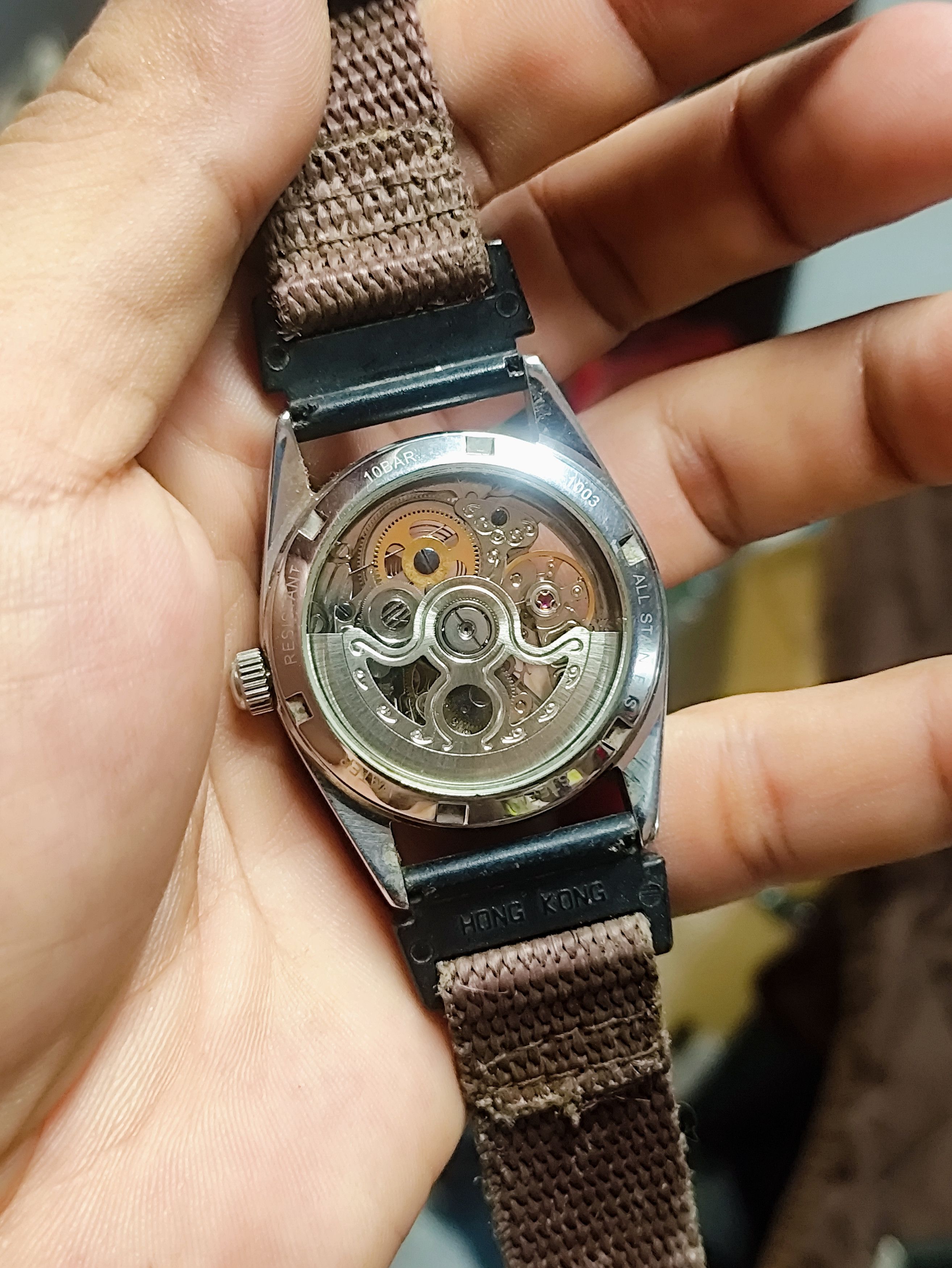 Japanese Brand Vintage Automatic Watch Transparent Engine. JAPAN ENGINE Size ONE SIZE - 11 Thumbnail