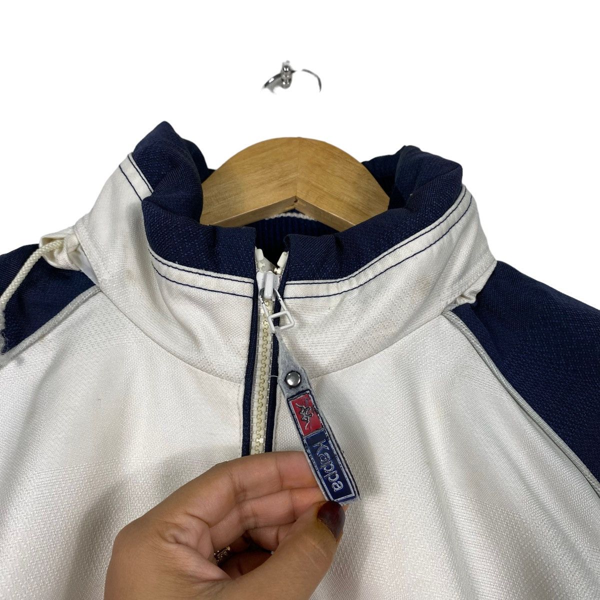 Japanese Brand Vintage 90s Kappa Small Logo Zipper Jacket Size US M / EU 48-50 / 2 - 7 Thumbnail