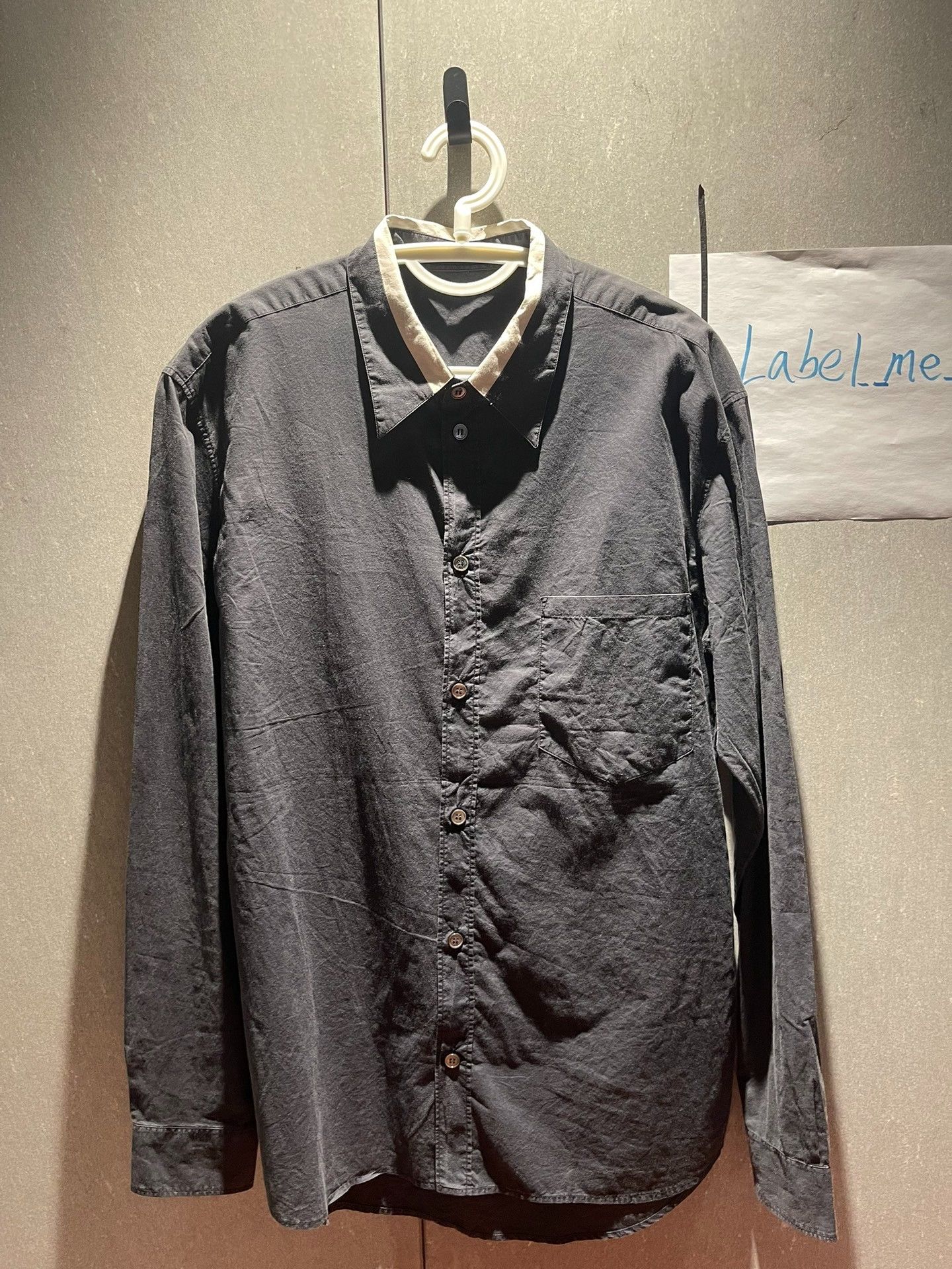 Helmut Lang 96SS Contrast Collar Shirt