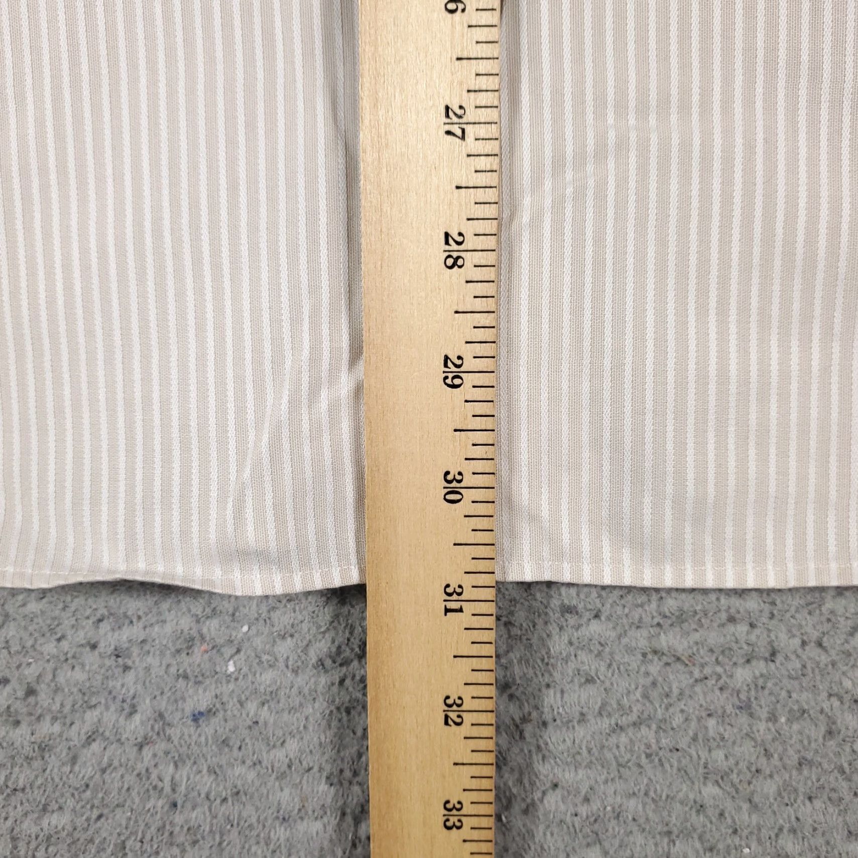 Tommy Bahama Tommy Bahama Dress Shirt Mens 15.5 Beige Striped Long Sleeve Button Up Casual Size 40R - 7 Thumbnail