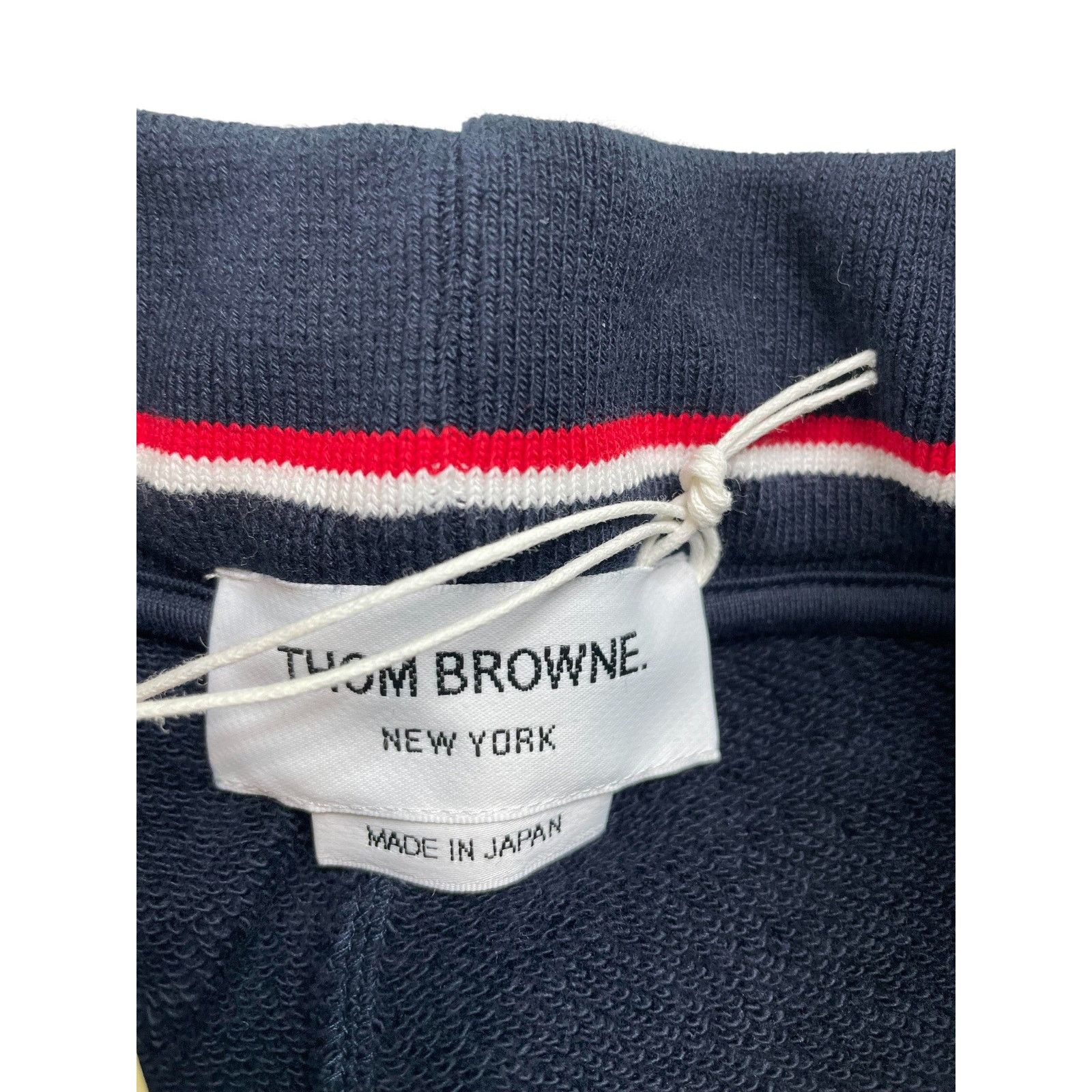 Thom Browne Thom Browne Navy & White Stripe Sweat Shorts Size US 30 / EU 46 - 3 Thumbnail