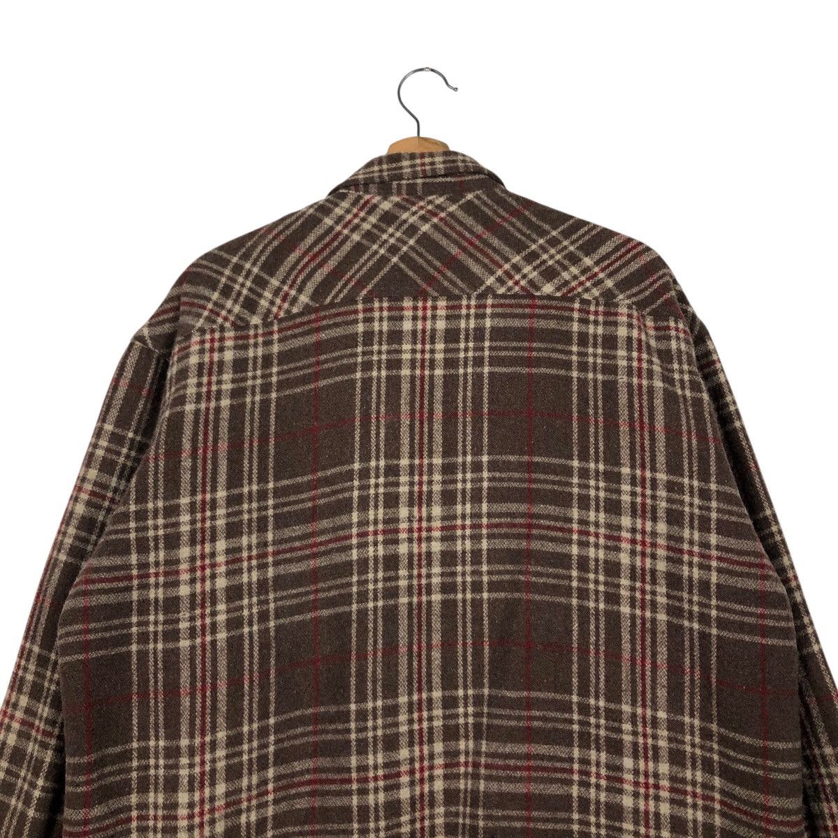 Japanese Brand × Vintage 📌Vintage Chore Worker Jacket Acquaverde Flannel Tartan Size US L / EU 52-54 / 3 - 10 Thumbnail