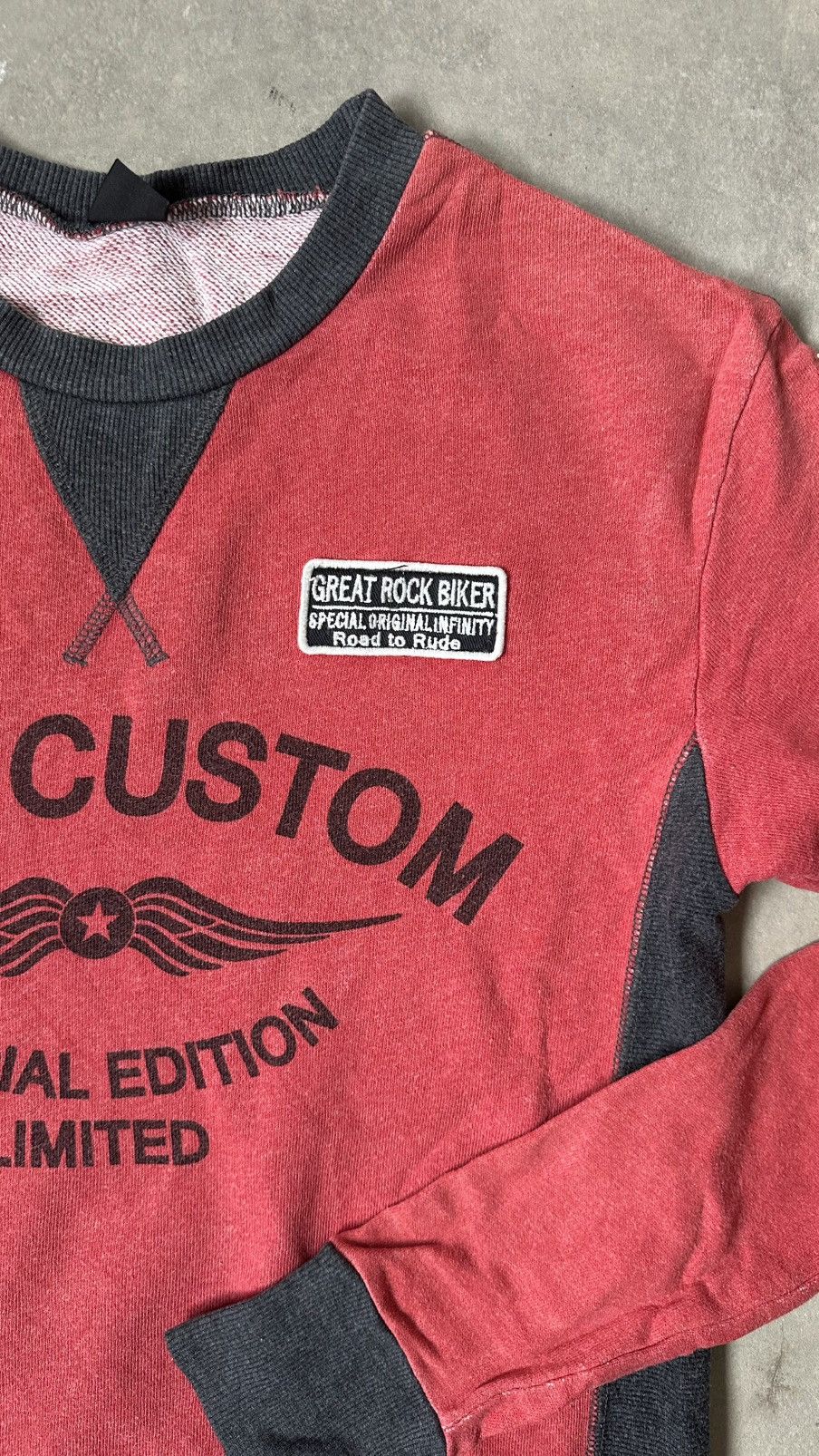 Japanese Brand VINTAGE RAD CUSTOM SPECIAL LIMITED EDITION SWEATSHIRT Size US S / EU 44-46 / 1 - 4 Thumbnail