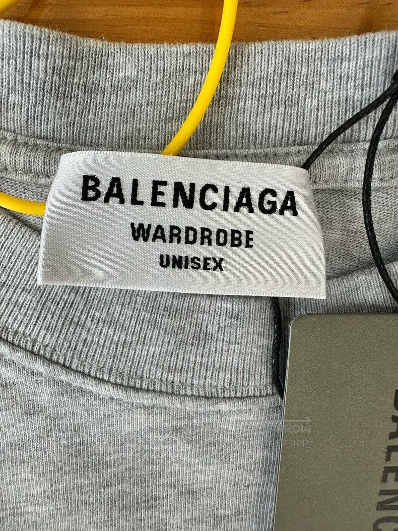 Balenciaga Balenciaga Logo Printed Retro Plain Short Sleeve T-Shirt Size US XS / EU 42 / 0 - 3 Thumbnail