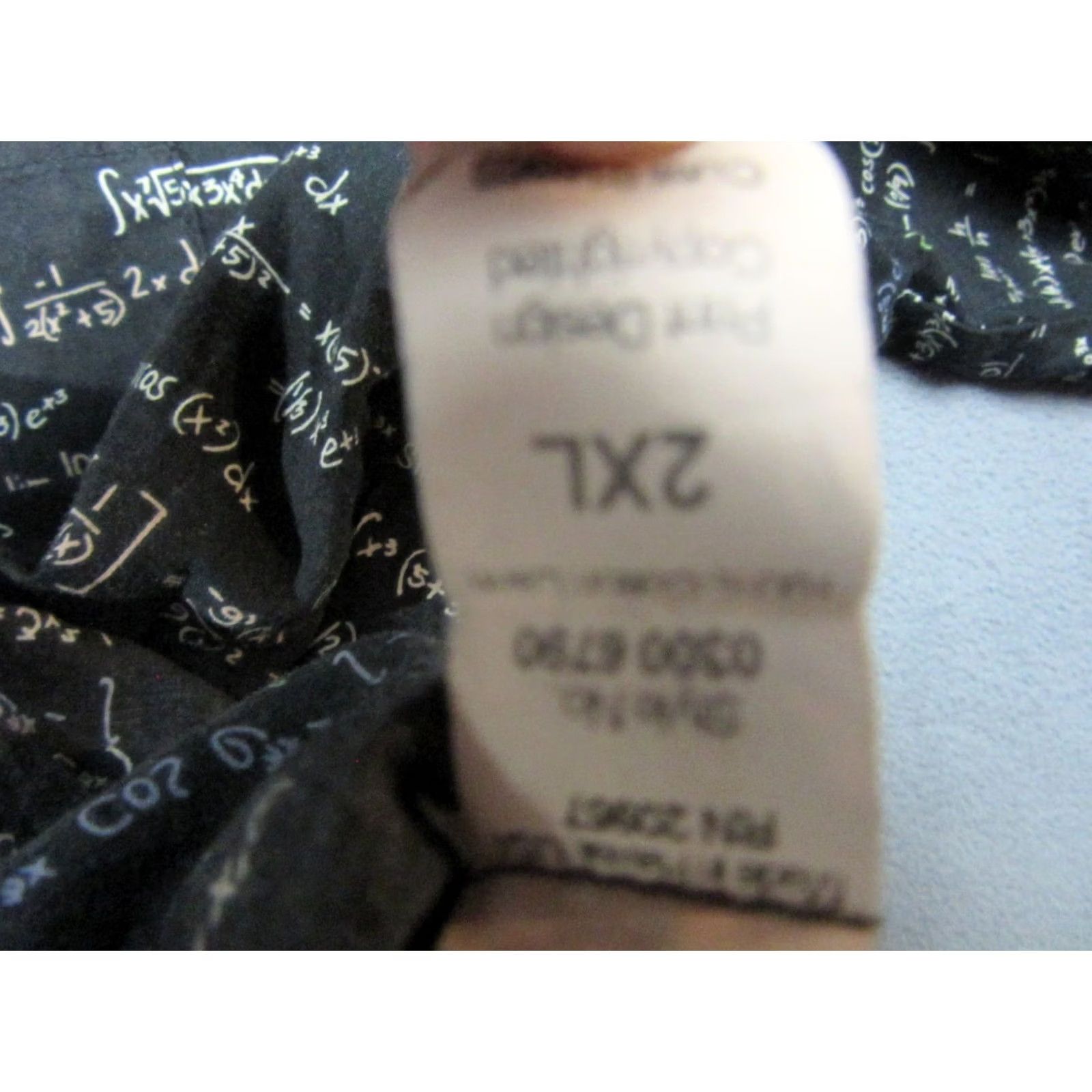 Tori Richard Tori Richard Shirt Men 2XL Black Math Science Calculus Equation Hawaii Button Up Shirt Size US XXL / EU 58 / 5 - 7 Thumbnail