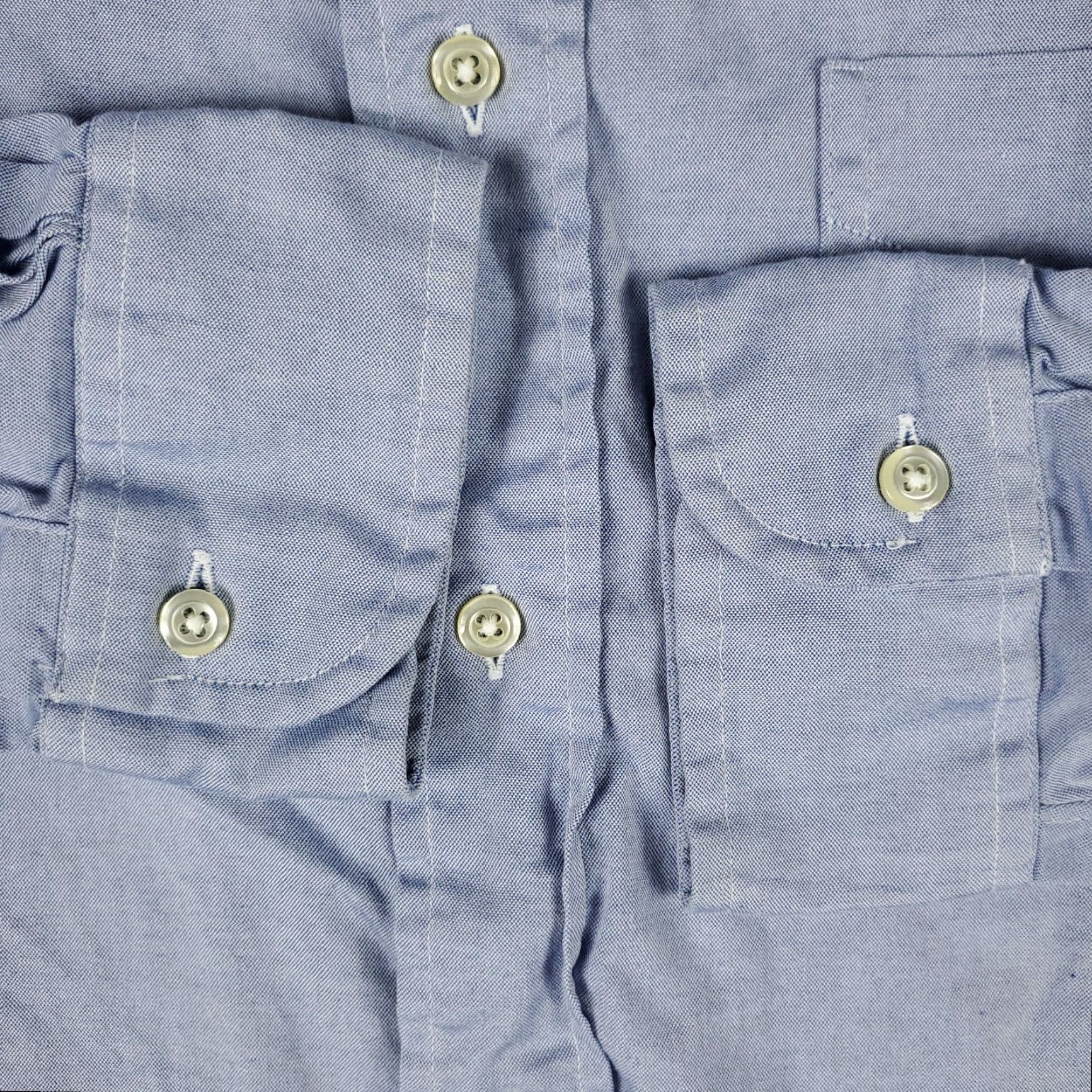 Brooks Brothers VINTAGE Brooks Brothers Dress Shirt Men Size 15 Blue Button Up Long Sleeve Business Casual Formal Workwear Size 40R - 3 Thumbnail