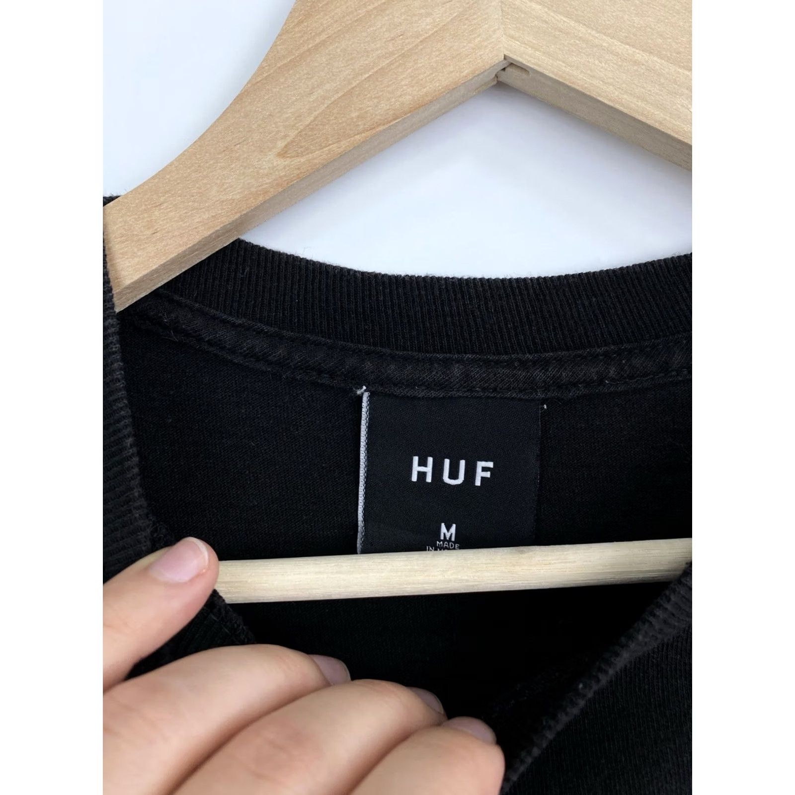 Huf VINTAGE HUF Worldwide Art t-shirt M Black Mens 1984 Skateboards rare hype Shirt Size US M / EU 48-50 / 2 - 4 Thumbnail