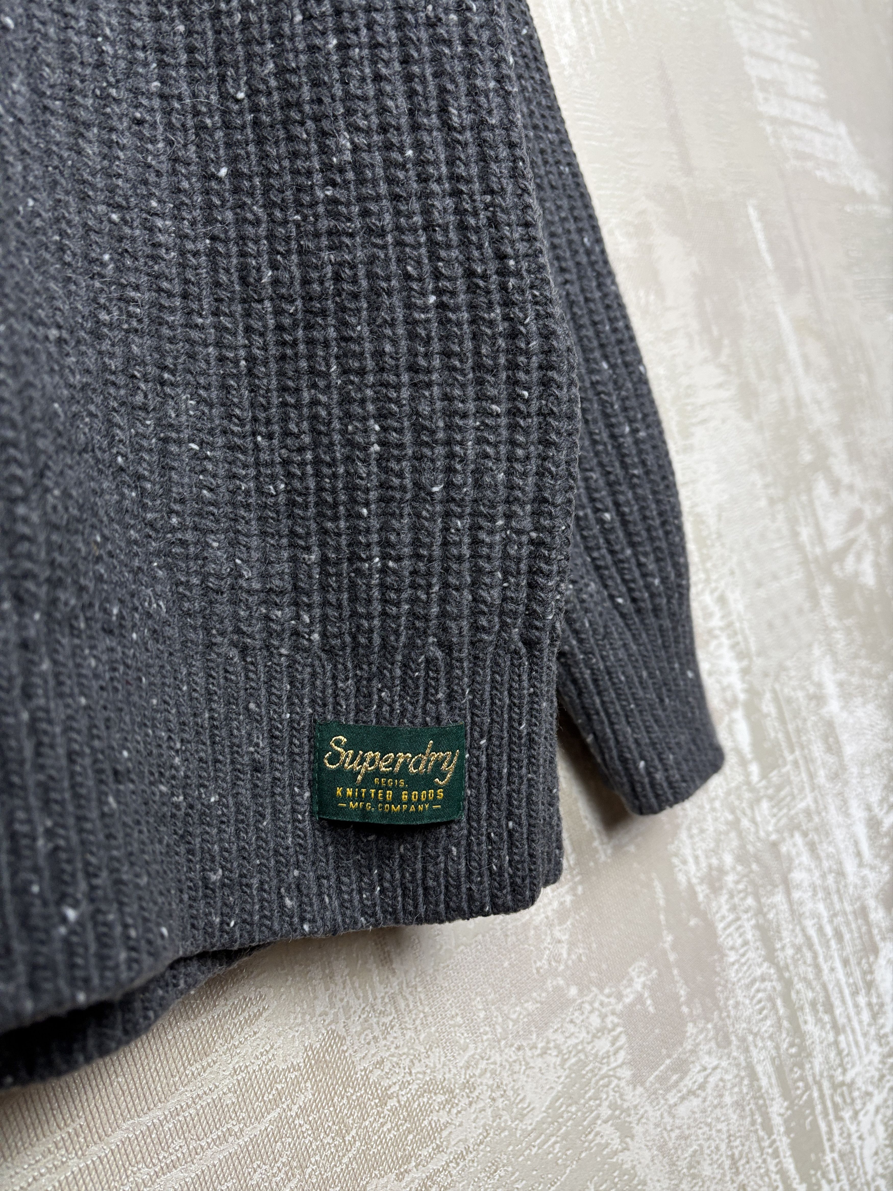 Superdry SuperDry Wool Blend Mock Neck Knit Sweater size fits like XL Size US XL / EU 56 / 4 - 6 Thumbnail