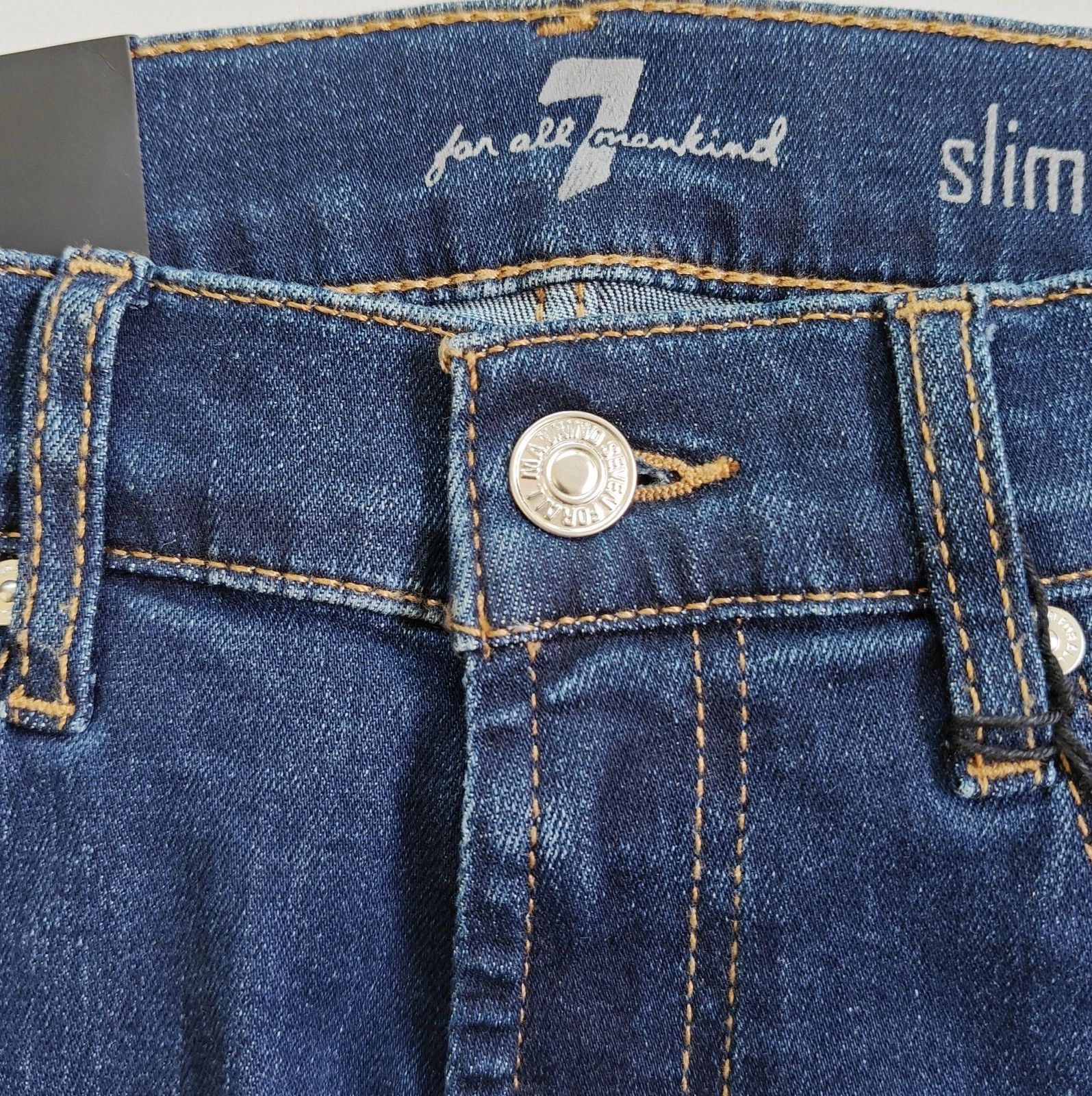 7 For All Mankind 7 For All ManKind Slimmy Rinse Men's Jeans T / 6001 Size US 32 / EU 48 - 3 Thumbnail