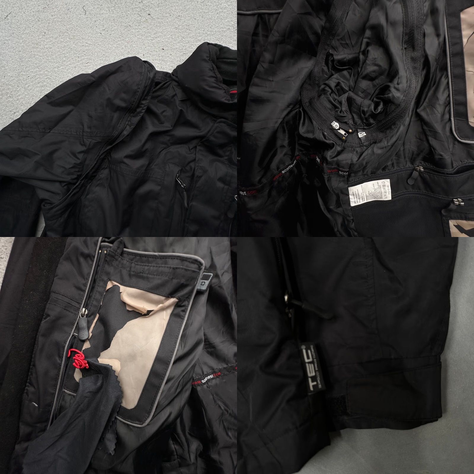 Vintage VINTAGE SCOTTeVEST Convertible Jacket Vest Mens Large Full Zip Black Tec Pockets Travel Jacket Mens Large Black 90s Size US L / EU 52-54 / 3 - 9 Thumbnail