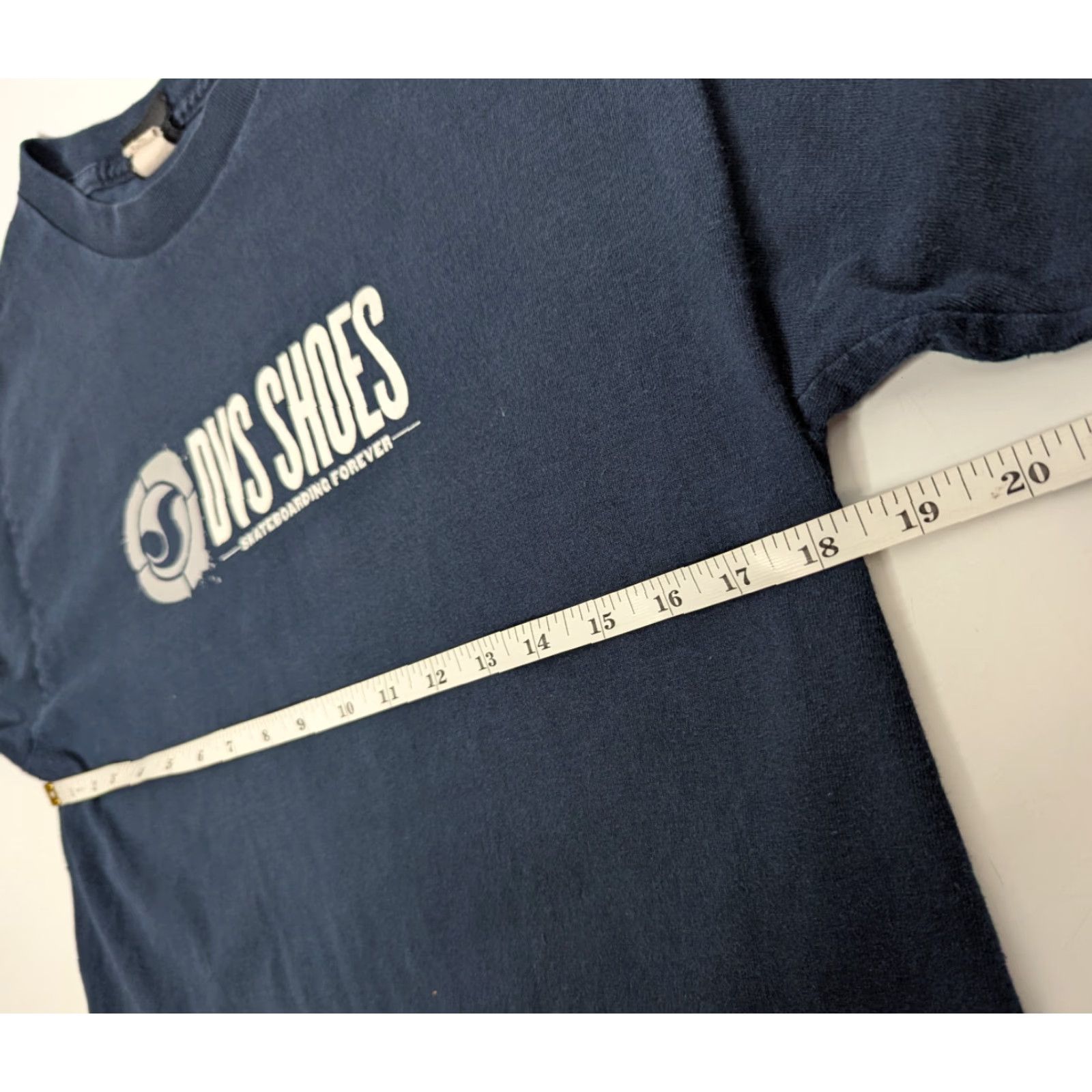 Forever 21 DVS Shoes Skateboarding Forever T-Shirt Mens Medium Navy Short Sleeve Y2K Skate Size US M / EU 48-50 / 2 - 5 Thumbnail
