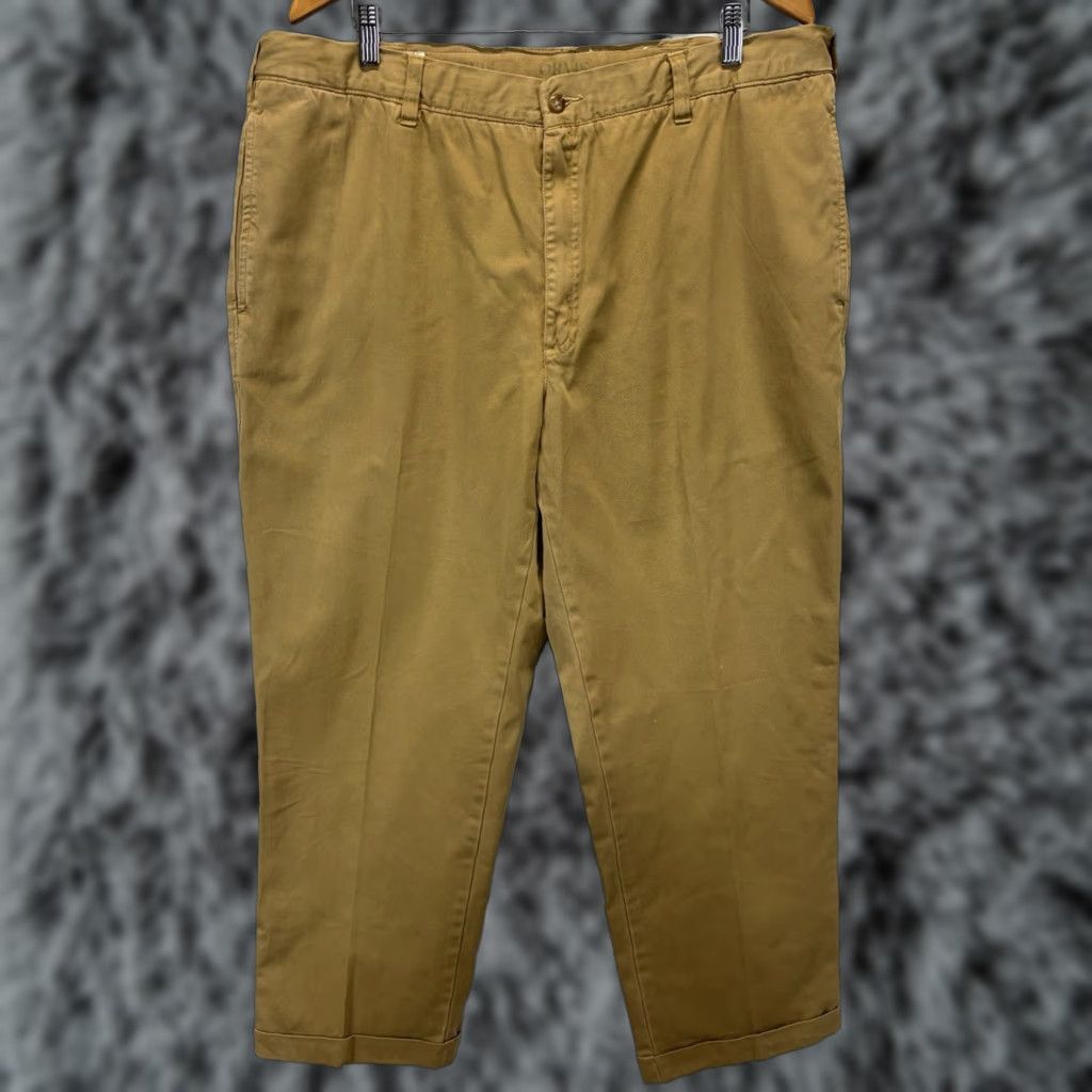 Orvis Orvis Chino Pants 42 (40x29) Cuffed Gold Preppy Casual Workwear Mens Size US 42 / EU 58 - 1 Thumbnail
