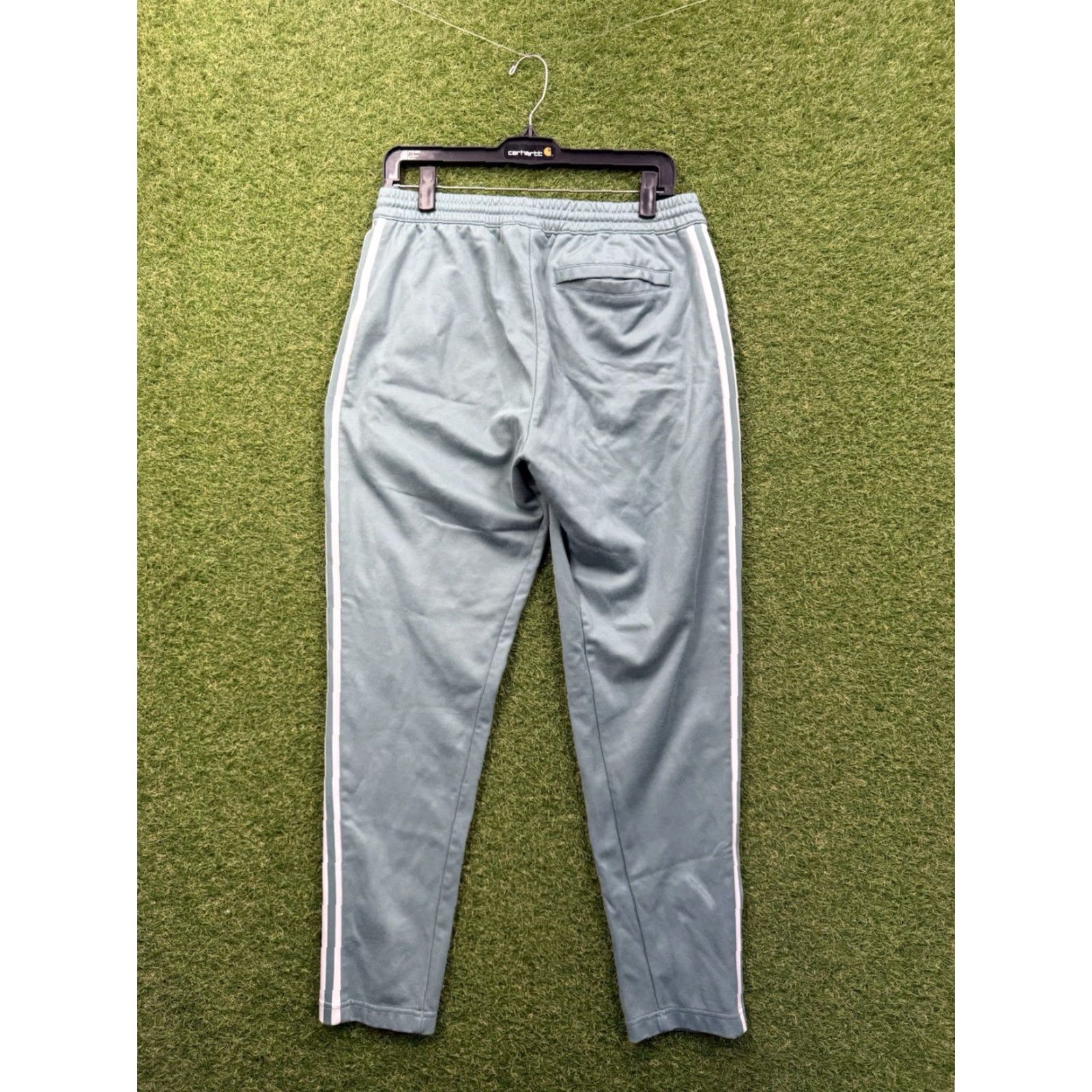 Adidas Adidas Track Pants Mens M Mint Green Pale Casual Lounge Comfort y2k Pants Size US 31 - 2 Thumbnail