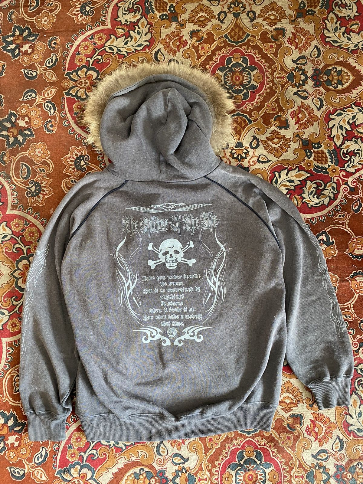Hysteric Glamour × If Six Was Nine × Japanese Brand Fur hoodie tribal poem japanese style Size US L / EU 52-54 / 3 - 14 Thumbnail