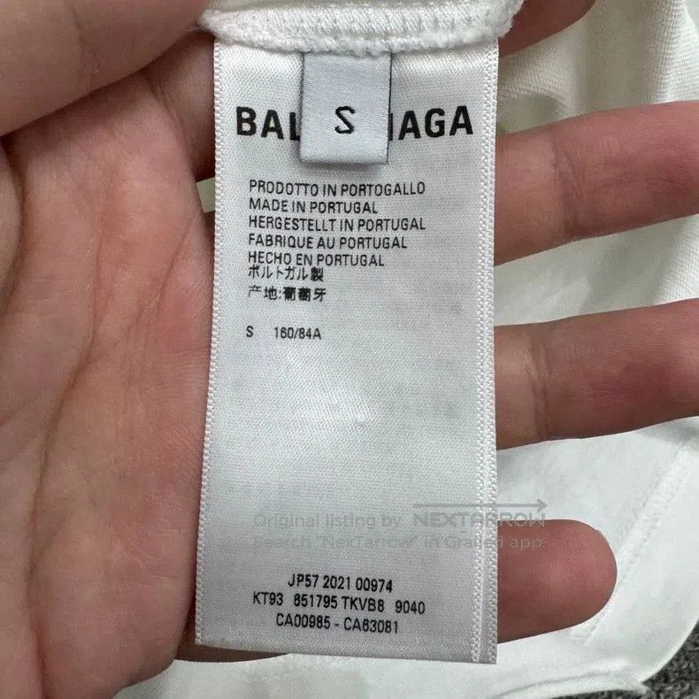 Balenciaga Balenciaga Distressed Print Short Sleeve. Size US S / EU 44-46 / 1 - 3 Thumbnail
