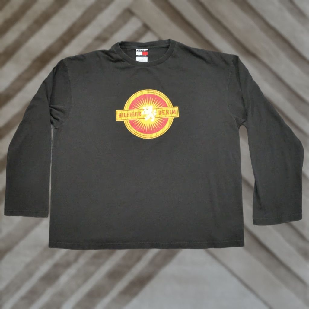 Tommy Hilfiger VINTAGE Tommy Hilfiger T Shirt Mens 2XL Black Crest Spell Out Lion Y2K Shirt Mens 2XL Black Crest Spell Out Lion Graphic Print Size US XXL / EU 58 / 5 - 1 Thumbnail