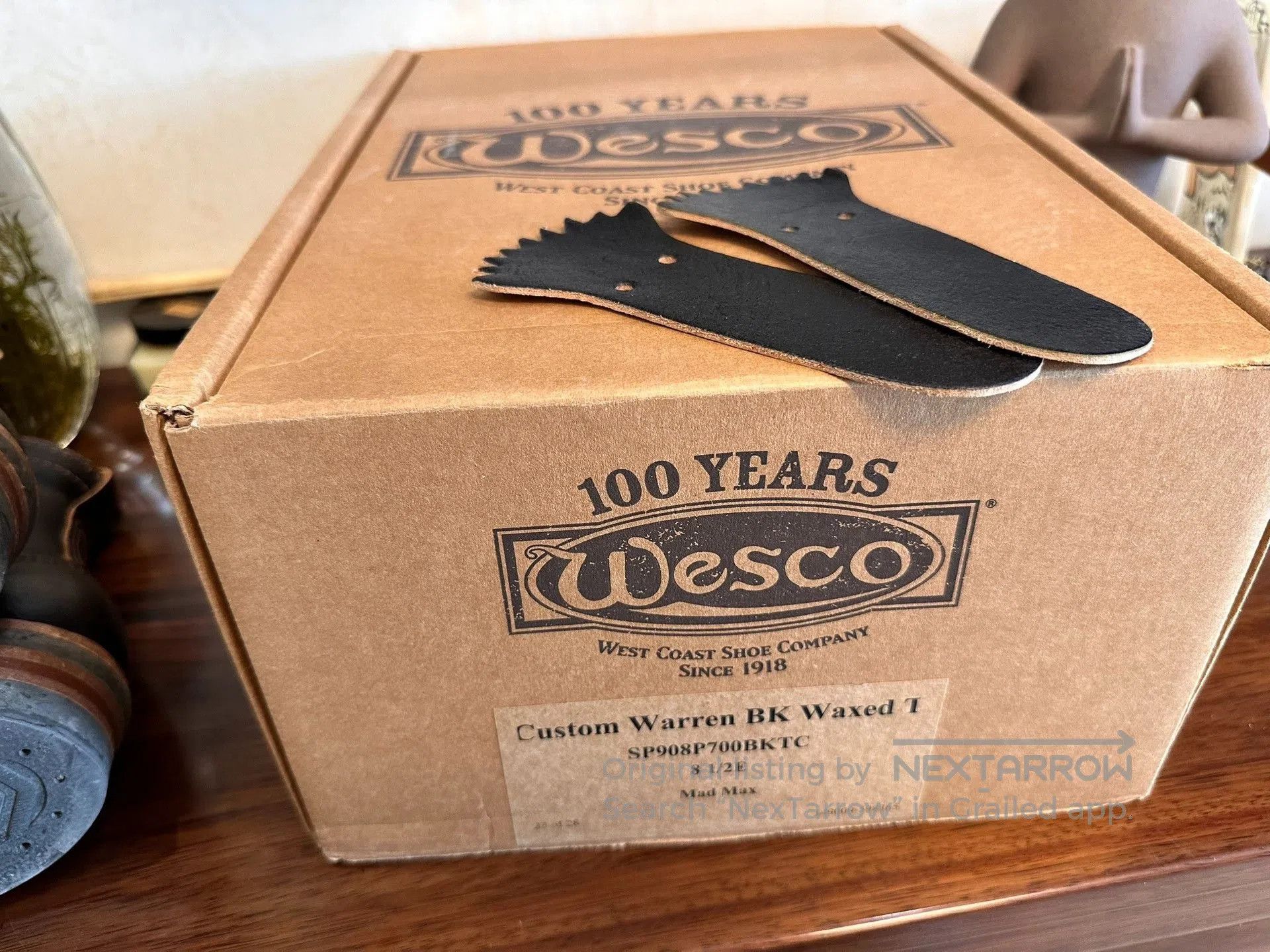 WESCO Wesco Warren Navy Waxed Leather Shoes. Size US 8.5 / EU 41-42 - 9 Thumbnail