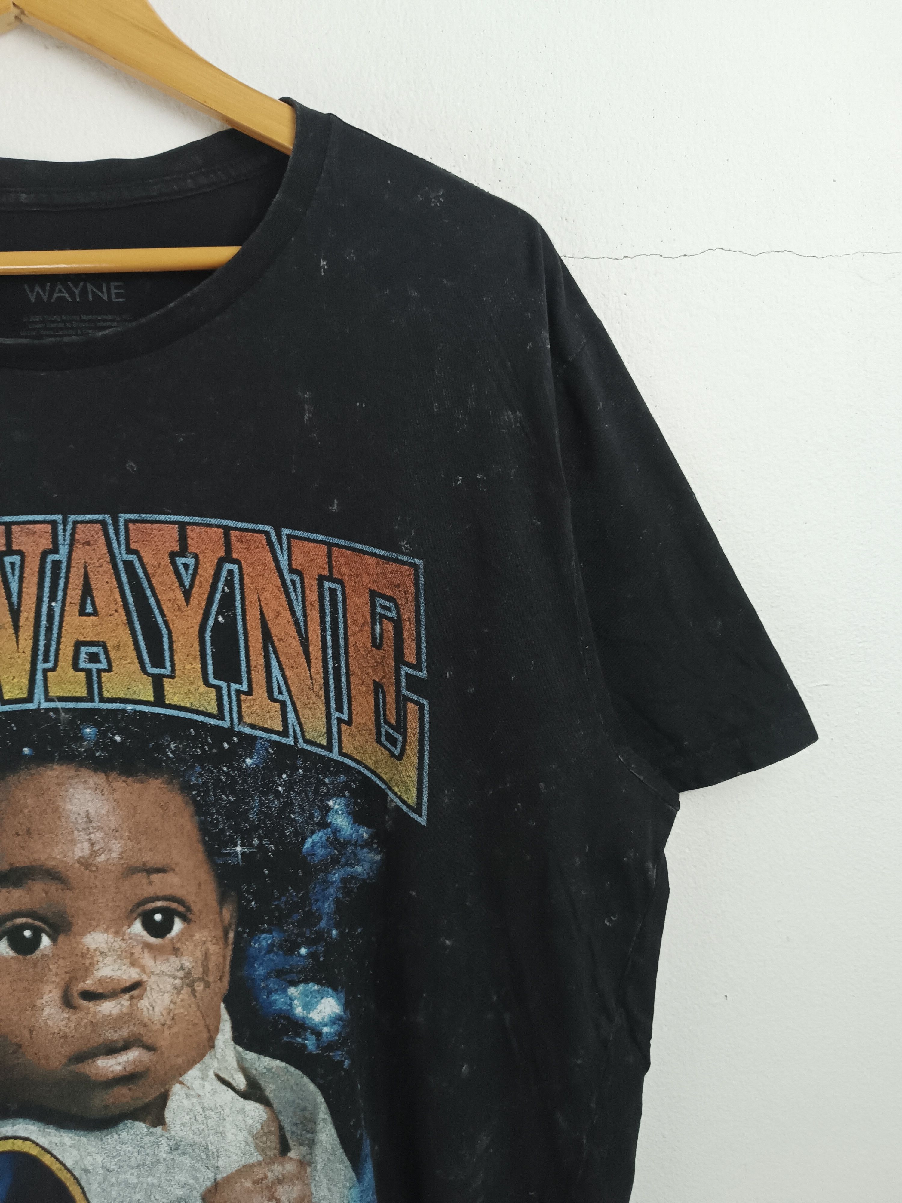 Rap Tees THRASHED FADED VINTAGE LIL WAYNE BABY TEE eminem 50cent Size US L / EU 52-54 / 3 - 6 Thumbnail